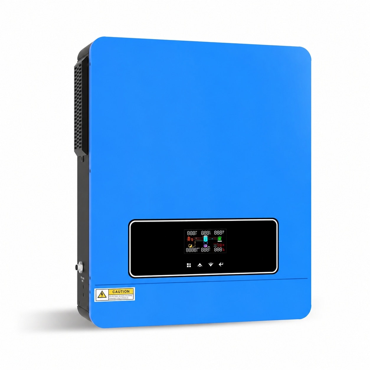Misopily  Solar Inverter Charger 3600 Watt DC 24V to AC 110V Hybrid Converter with 120A MPPT Controller Pure Sine Wave for Home Energy System LCD