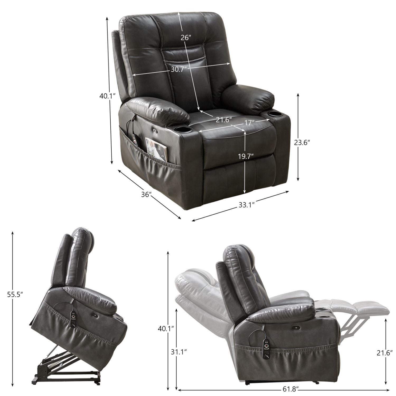 JASMODER W722S00013 recliners - View #4