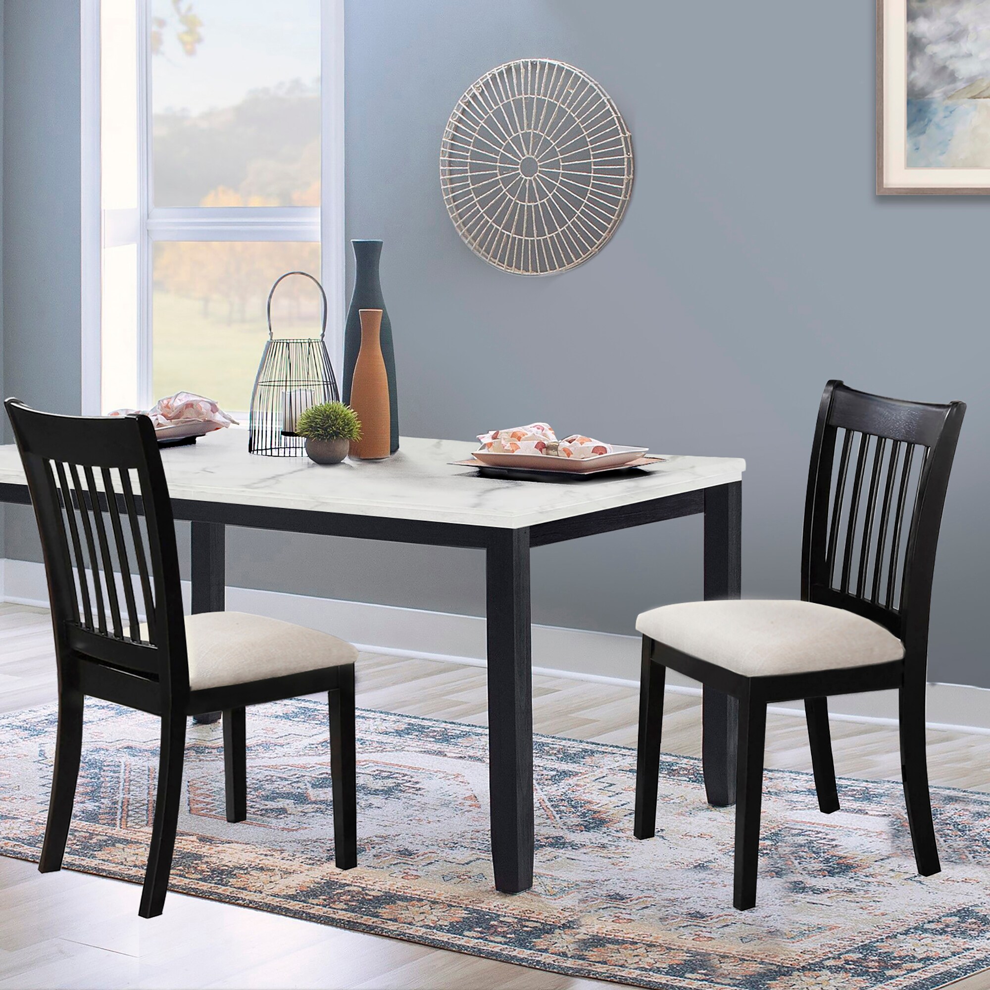 Sumyeg CHARLTON VELVET GREY Dining-Chairs - View #2