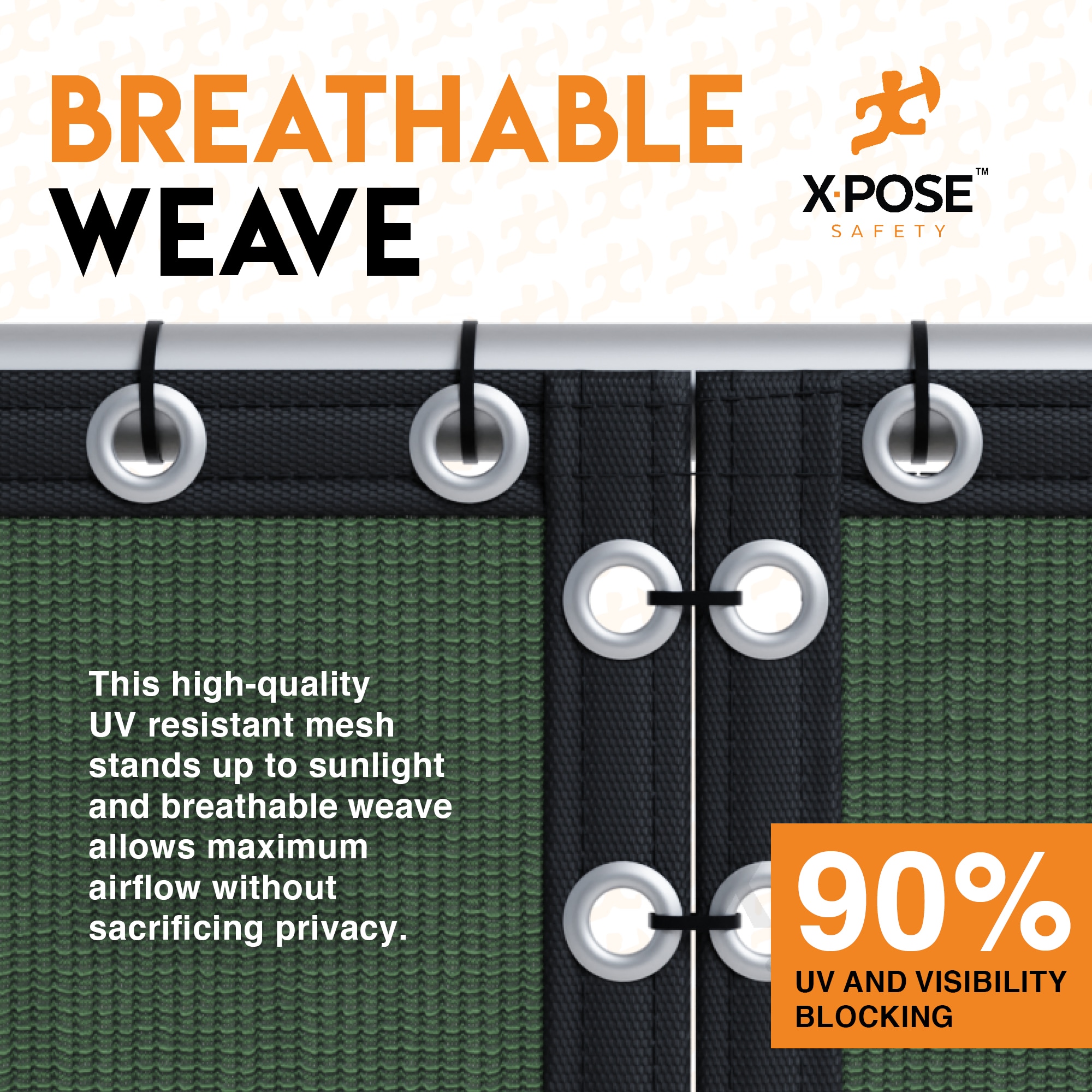 XPOSE SAFETY PS-650G-X Outdoor-Privacy-Screen - View #3