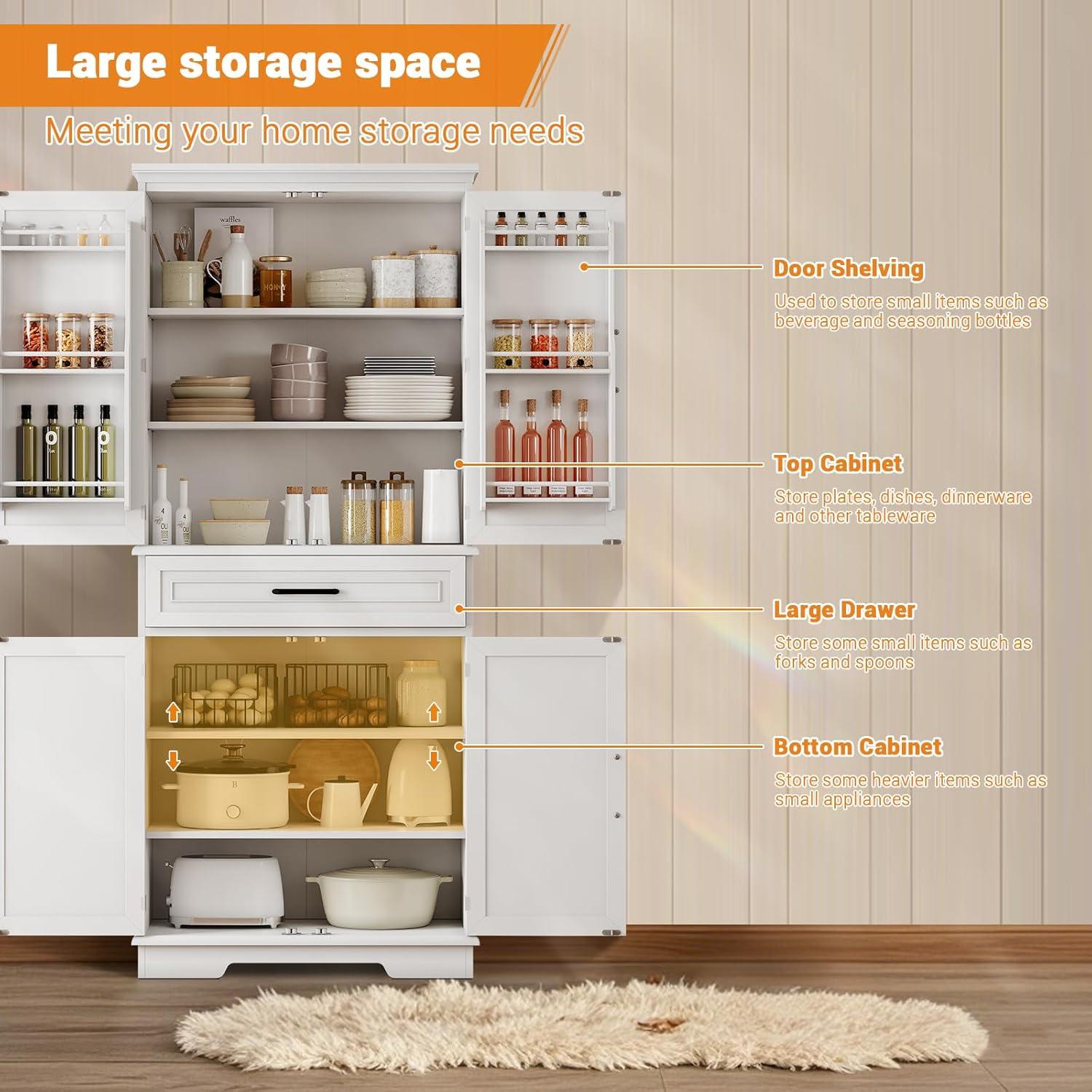 Qeetex PHO-349YNN5U-WLS Pull-Out-Cabinet-Baskets - View #3
