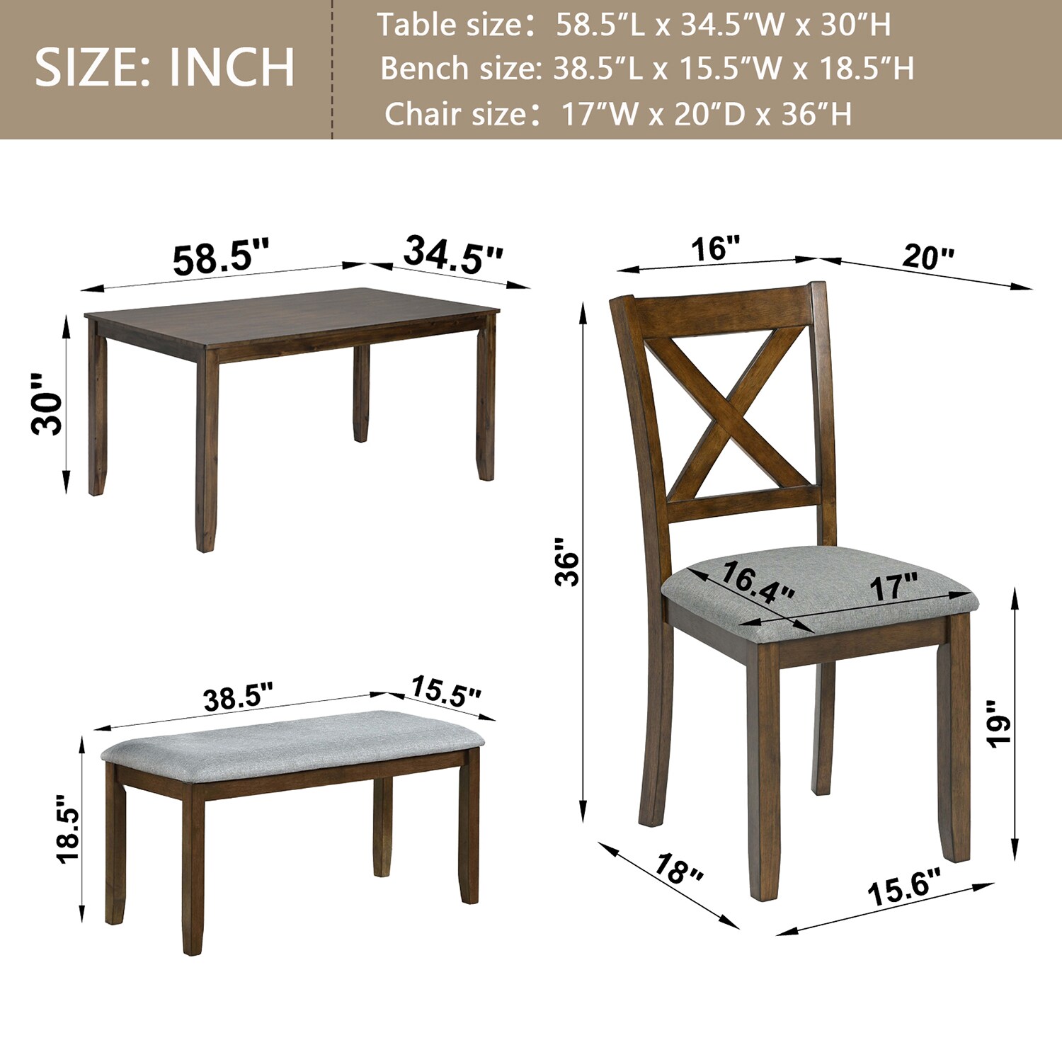 SINOFURN SYA010129GL Dining-Sets - View #9