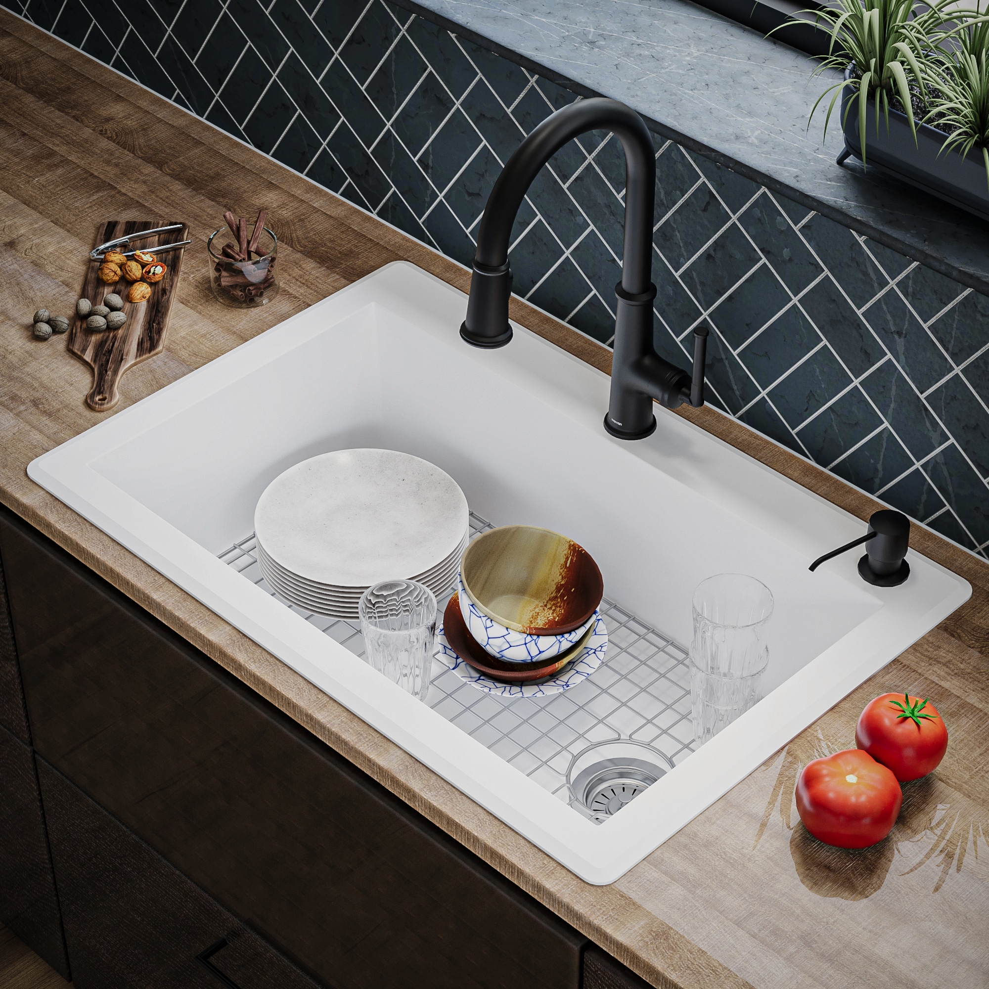 Karran QT-670-WH-PK1 Kitchen-Sinks - View #12