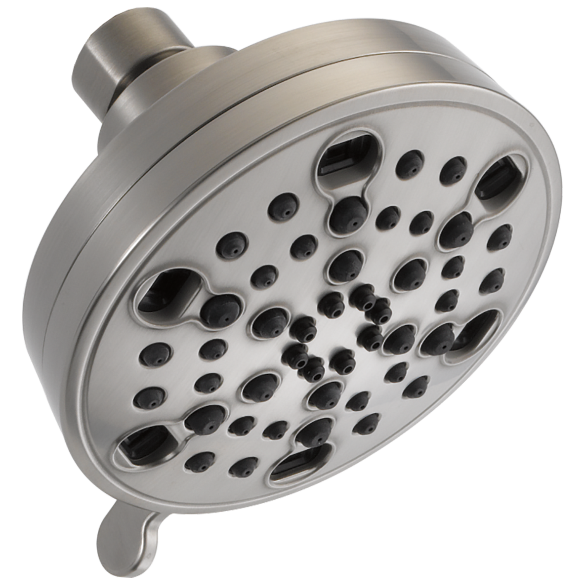 Delta 52638-SS18-PK 5.0 -Spray Stainless 4.19-in Round Fixed High Pressure Shower Head 1.75 GPM