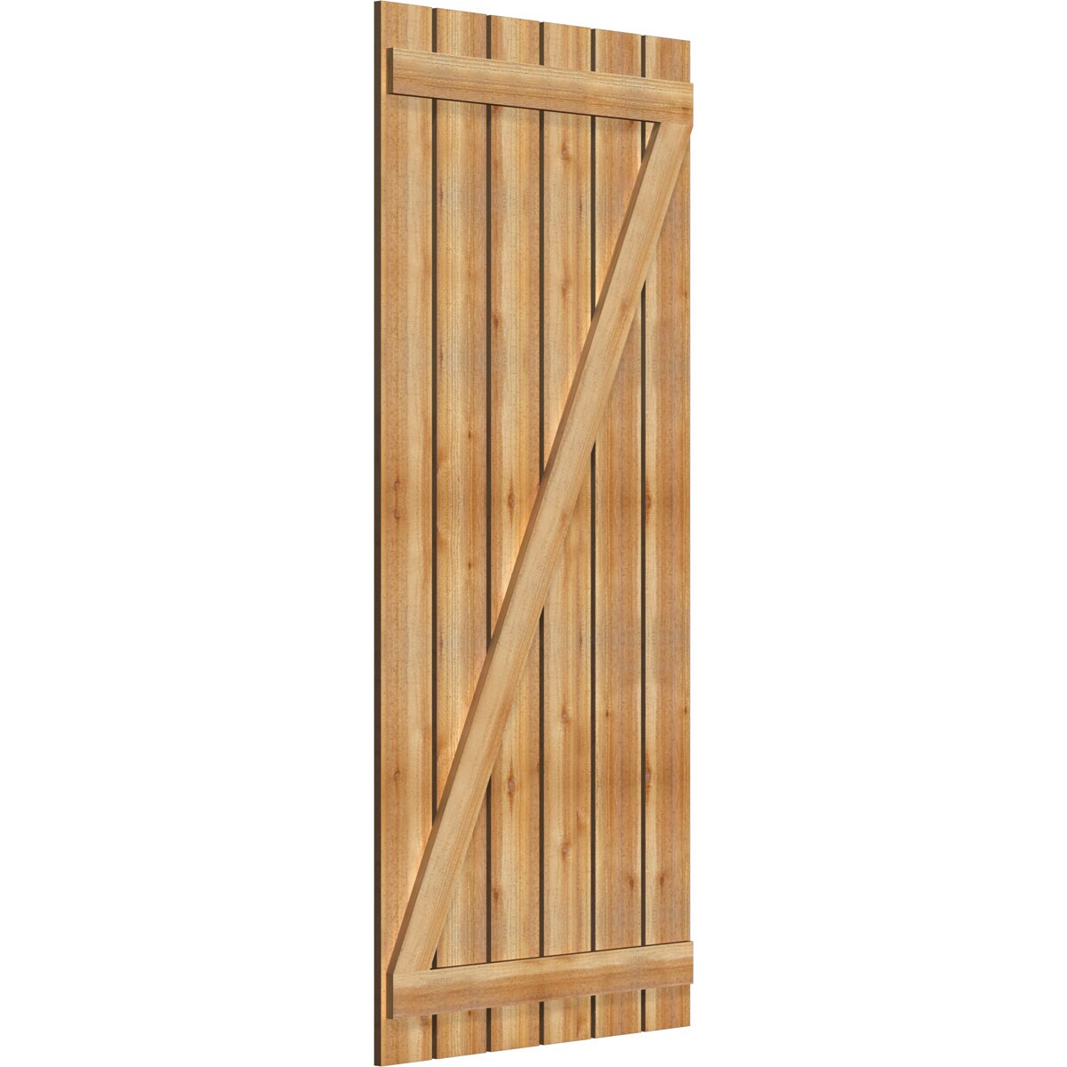 Ekena Millwork RBS06Z35X079RWR Exterior-Shutters - View #2