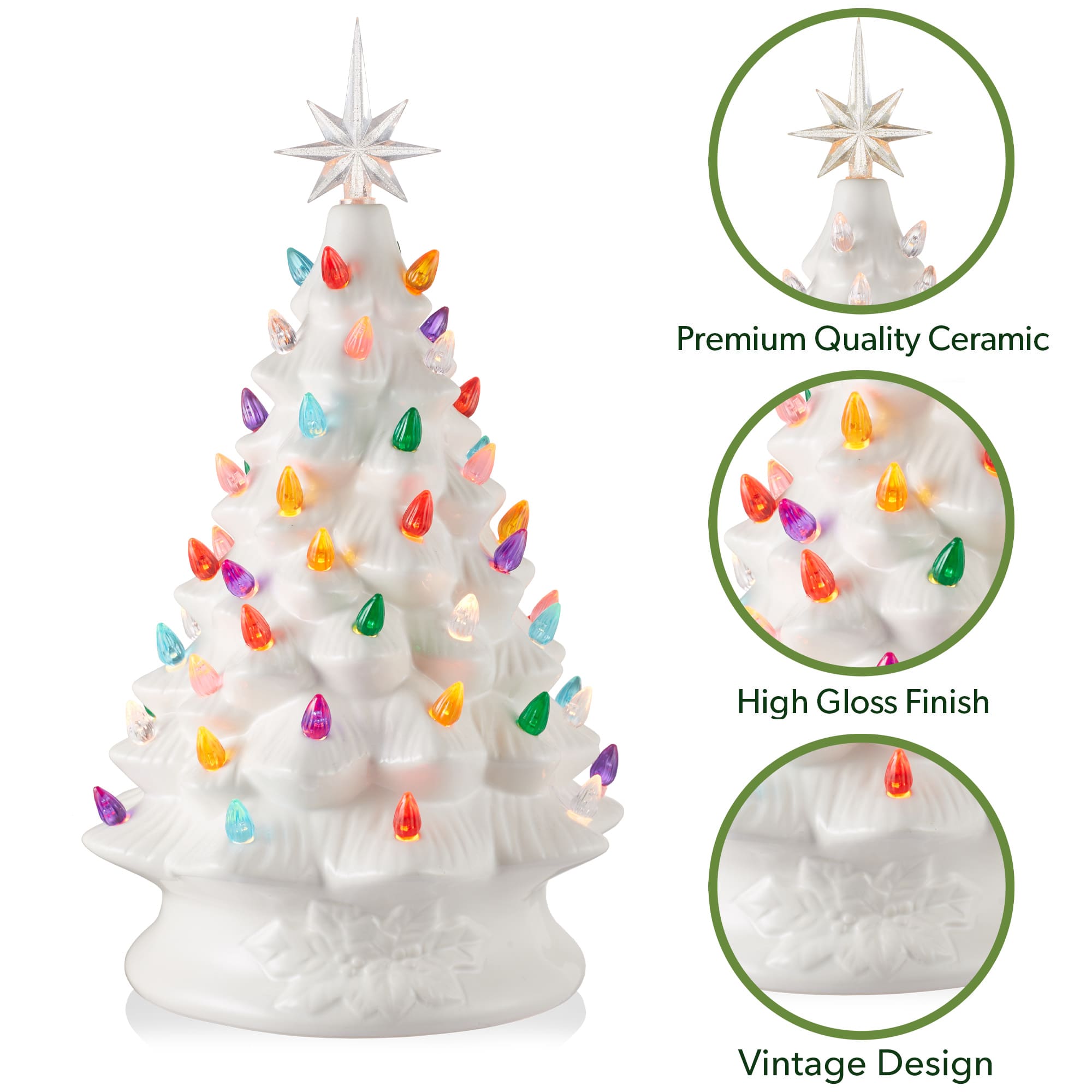 Casafield SZN-TR-949-WHT Artificial-Christmas-Trees - View #3