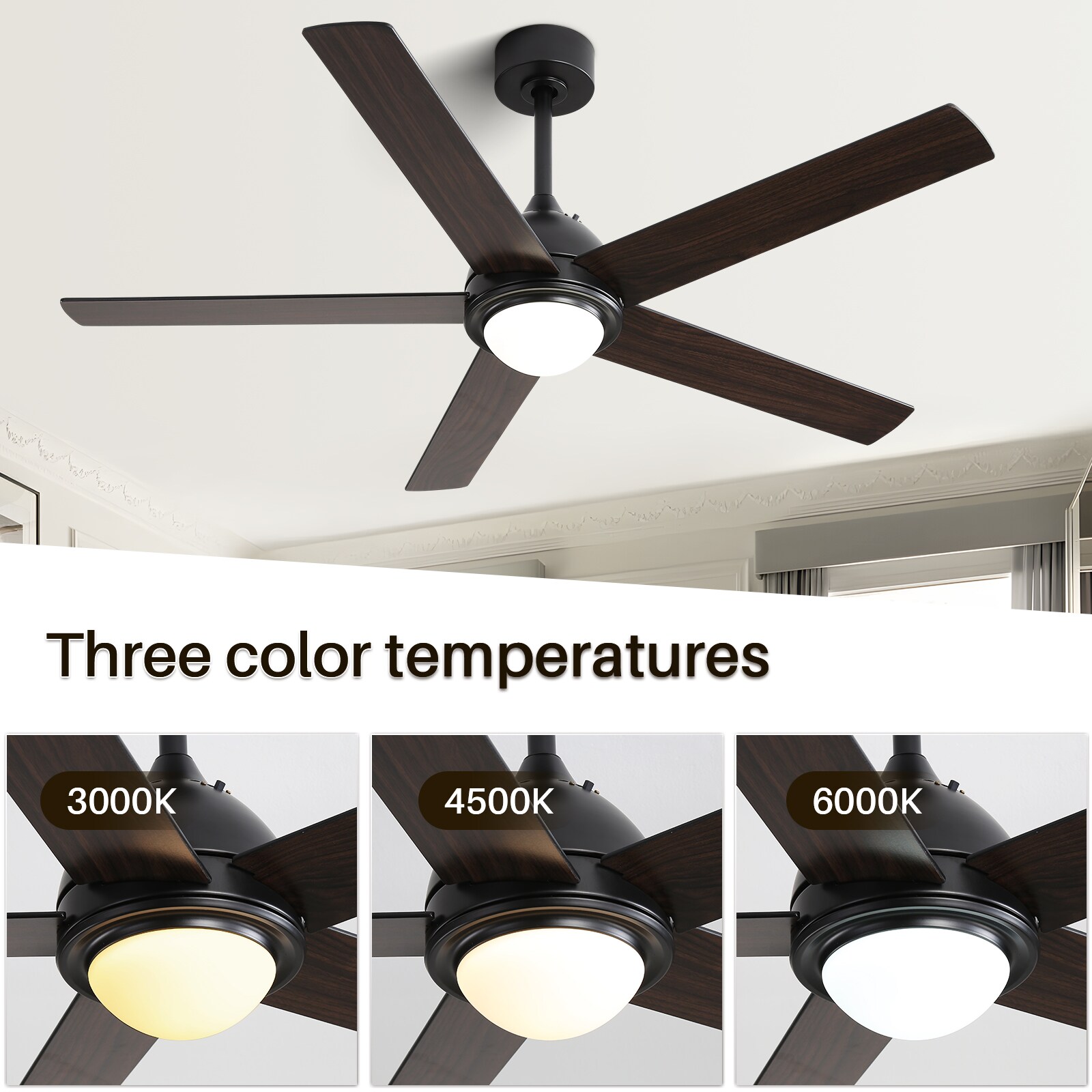 Sofucor LS-52K030-AC-BK Ceiling-Fans - View #4