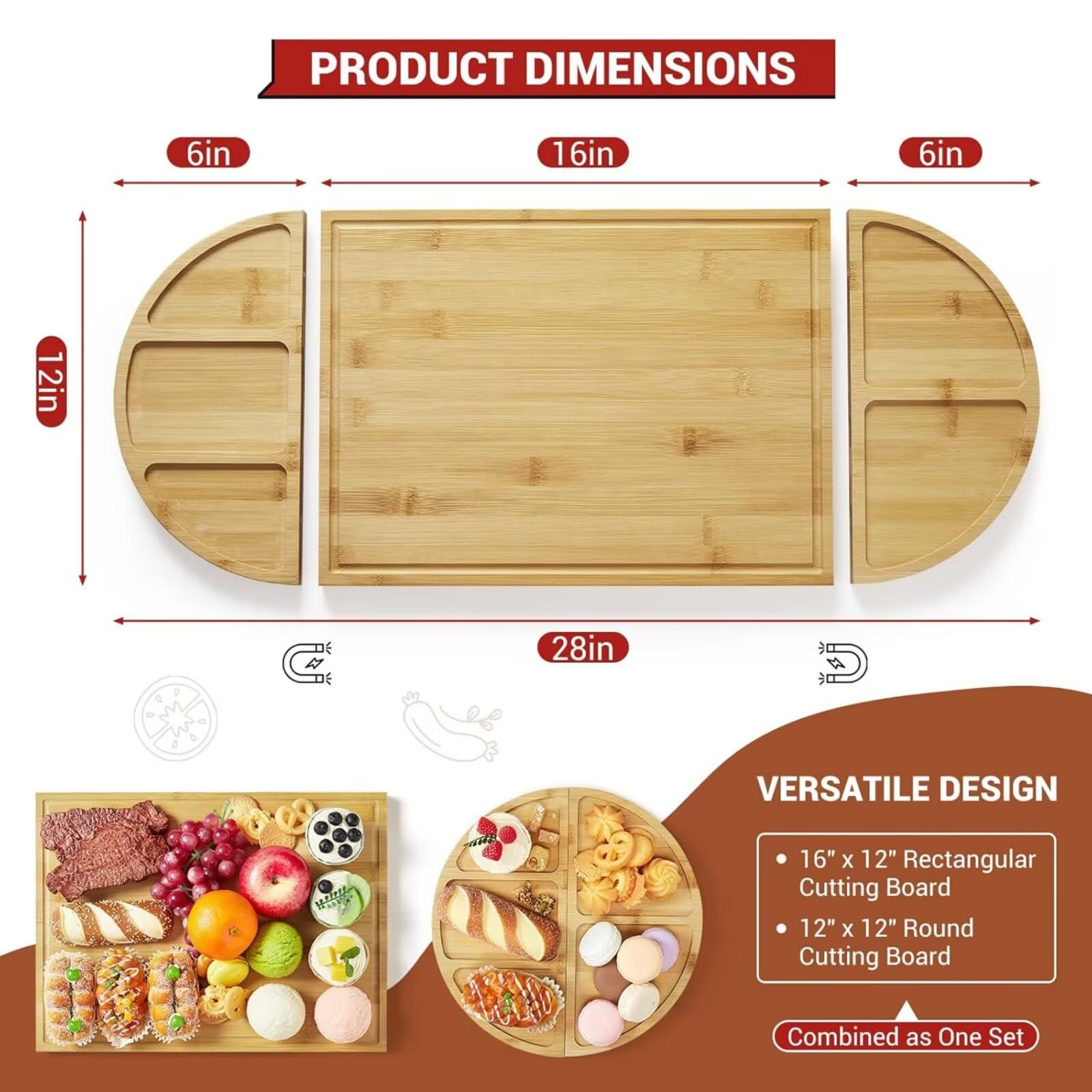WhizMax JXNAG-PHO-34LEHWR5 Cutting-Boards - View #3
