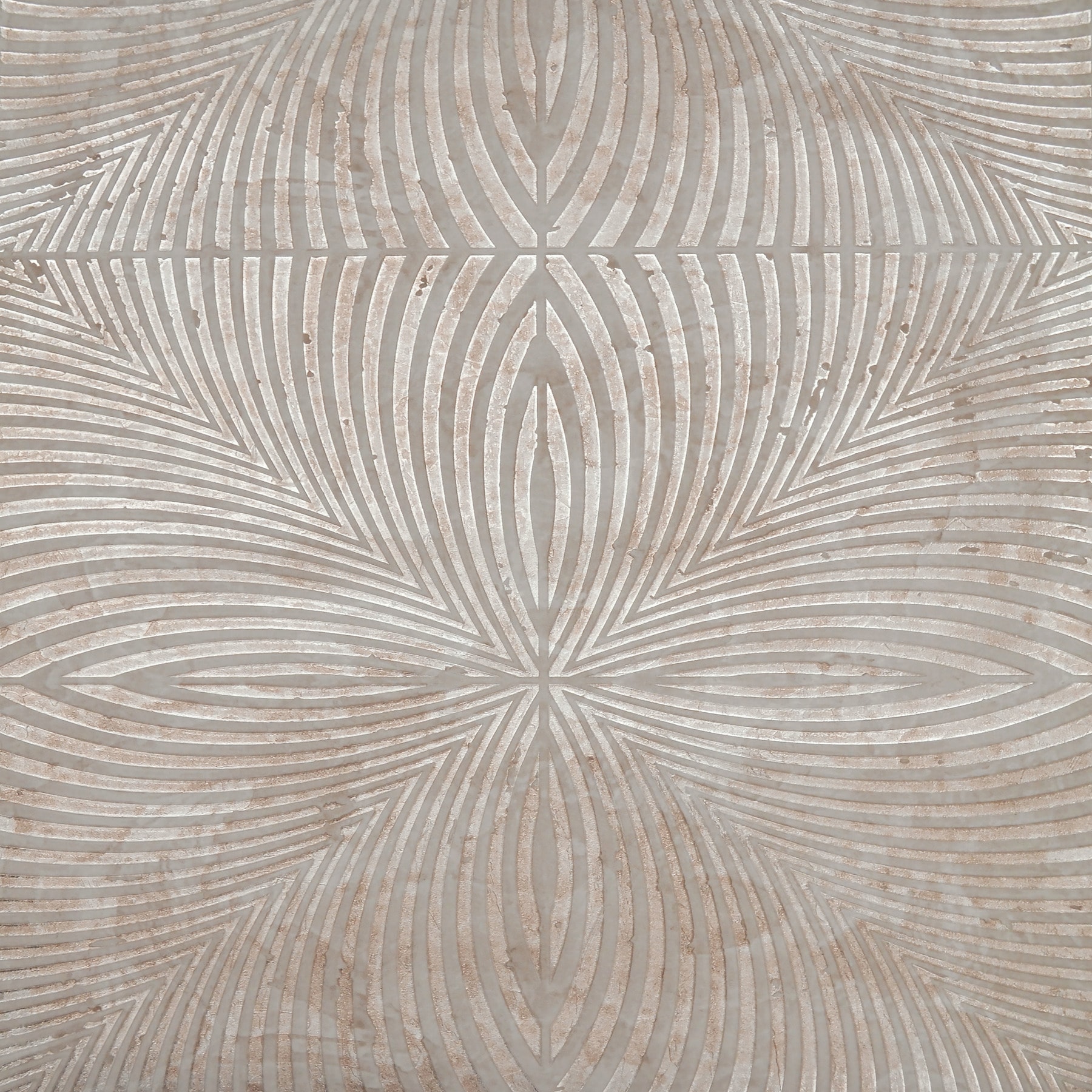 York Wallcoverings Y6221303 Mid Century 57.8-Sq. Feet White Vinyl Abstract Unpasted Wallpaper