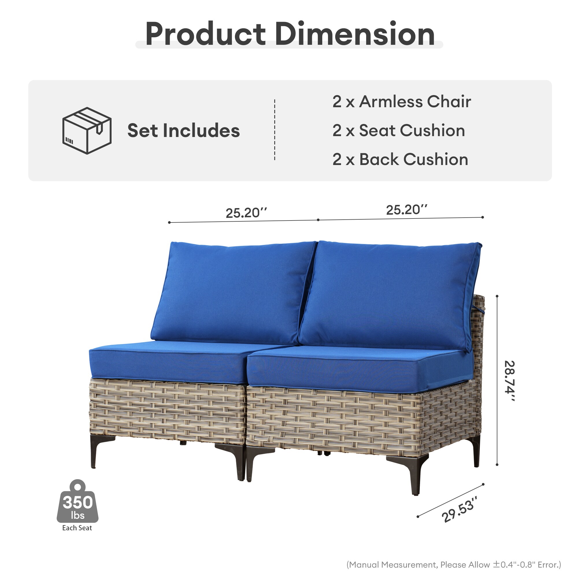 Ovios SK700-2 Patio-Sofas-Daybeds - View #5