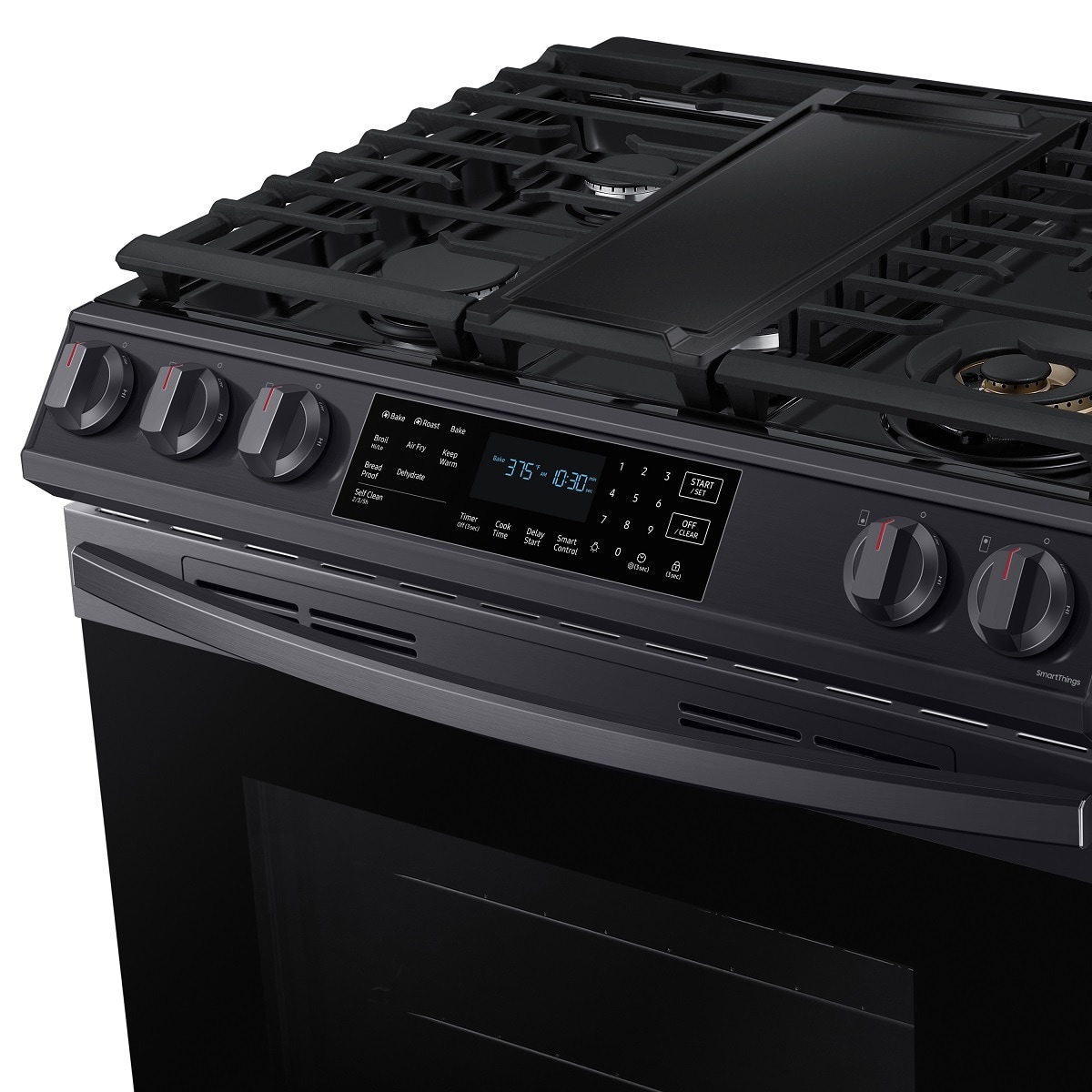 New Samsung 30-in 5 Burners 6-cu ft Self-Cleaning Air Fry Convection O –  RoxySunshine