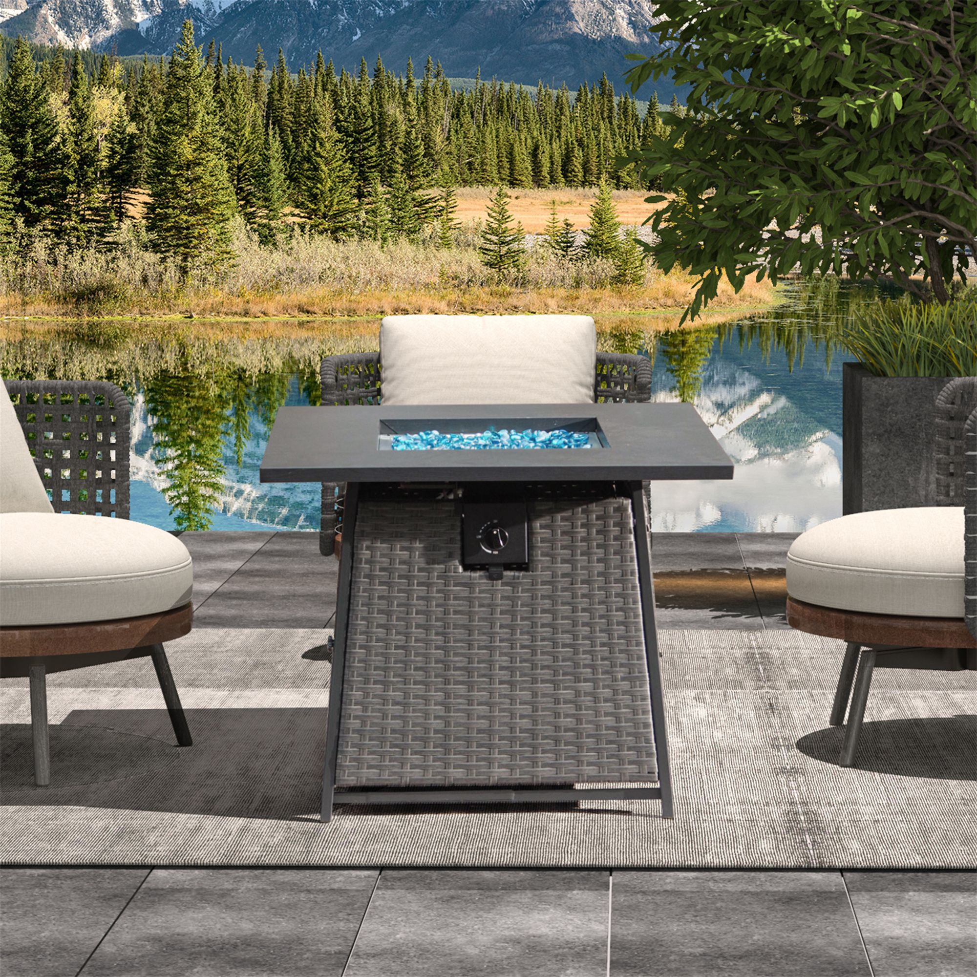 Miki Shinly CPL-3378-01MI Outdoor-Gas-Firepits - View #7