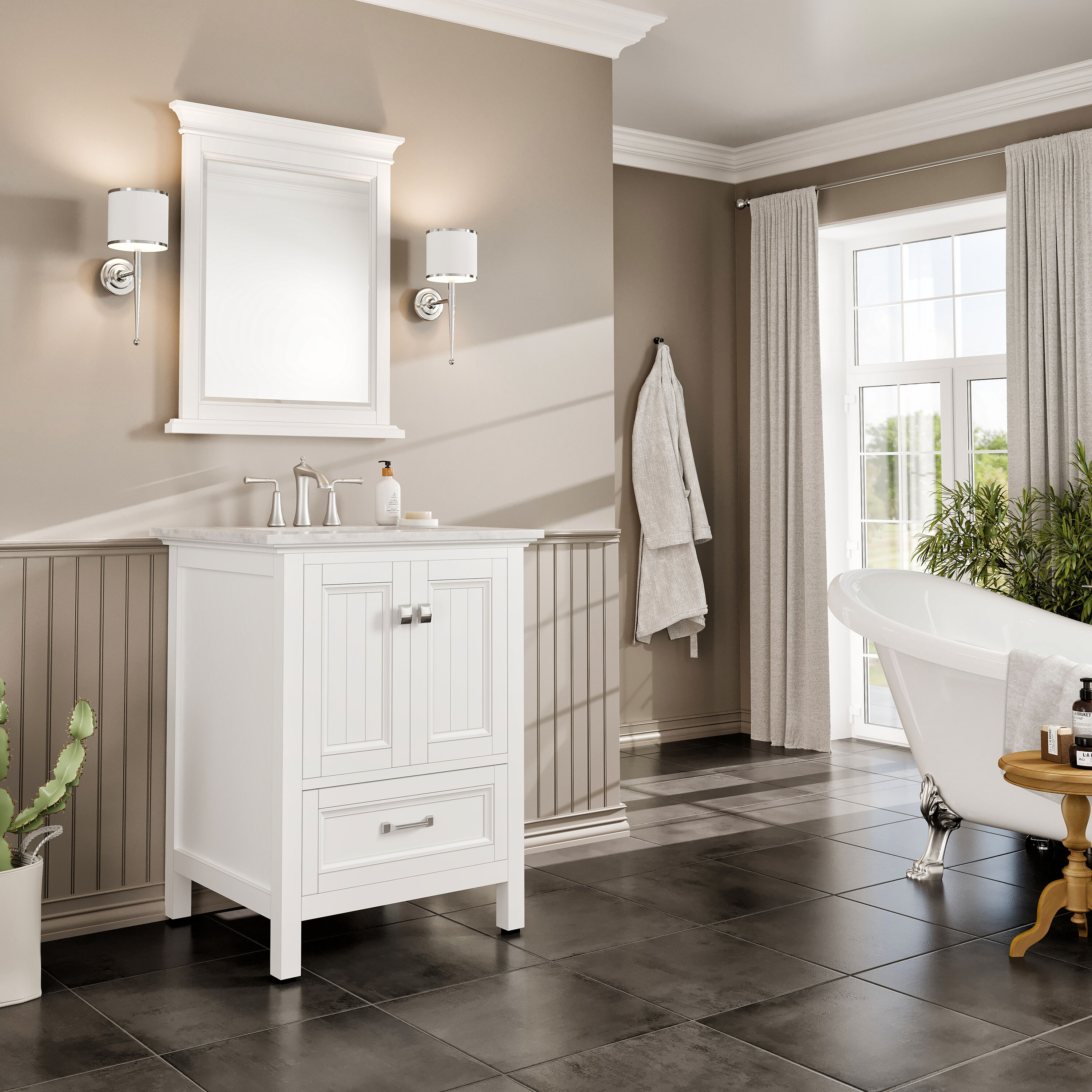 Eviva EVVN612-24WH Bath-Vanity-Combo - View #7