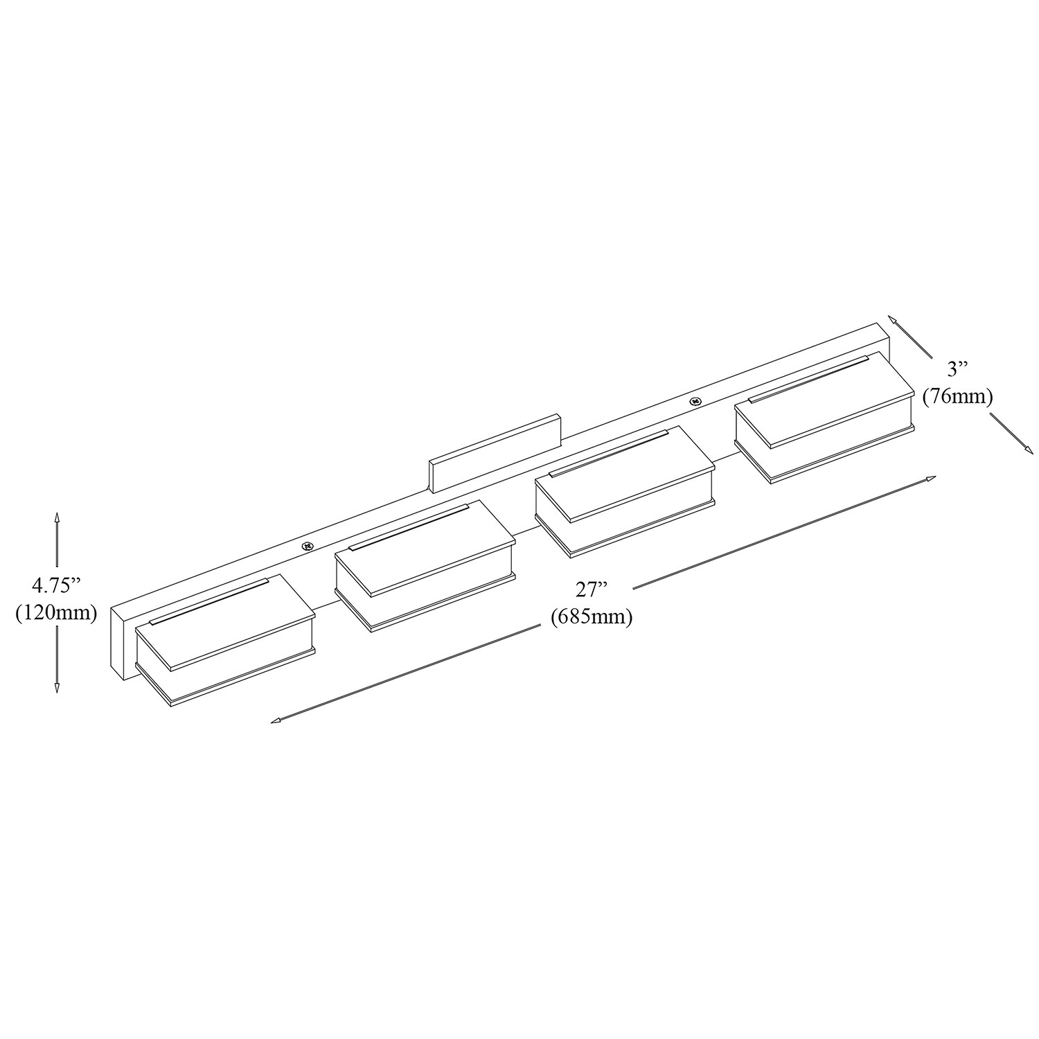 Dainolite VLD-215-4W-MB b089995 - View #3