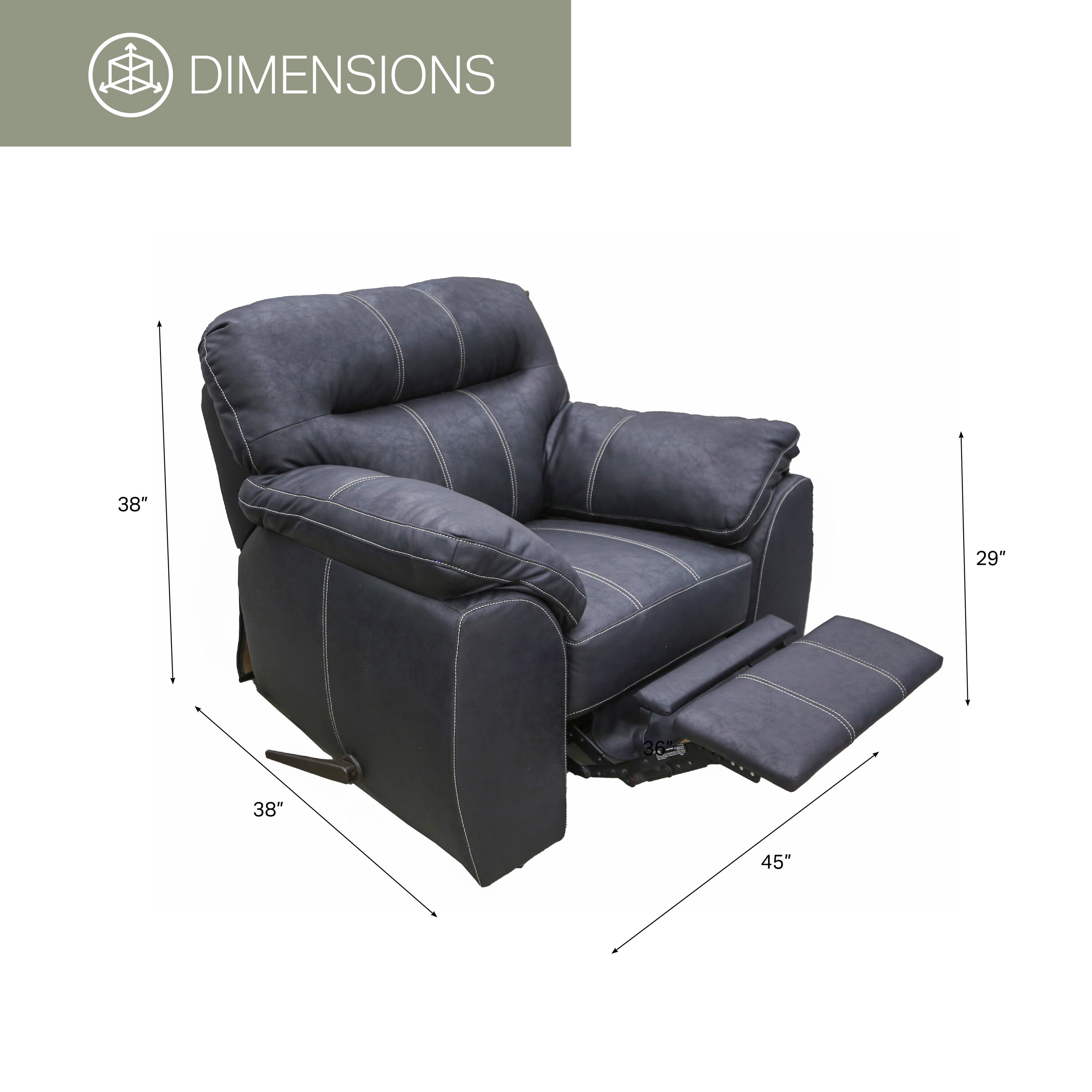 American Furniture Classics 8-03RR-A353V8 recliners - View #3