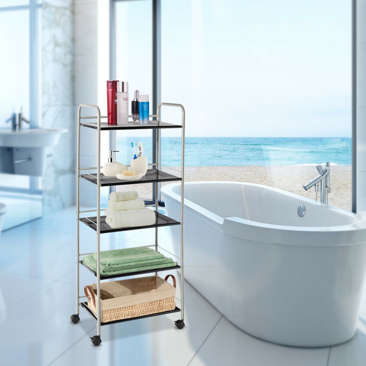 Costway HW56831 Free-Standing-Shelving - View #9