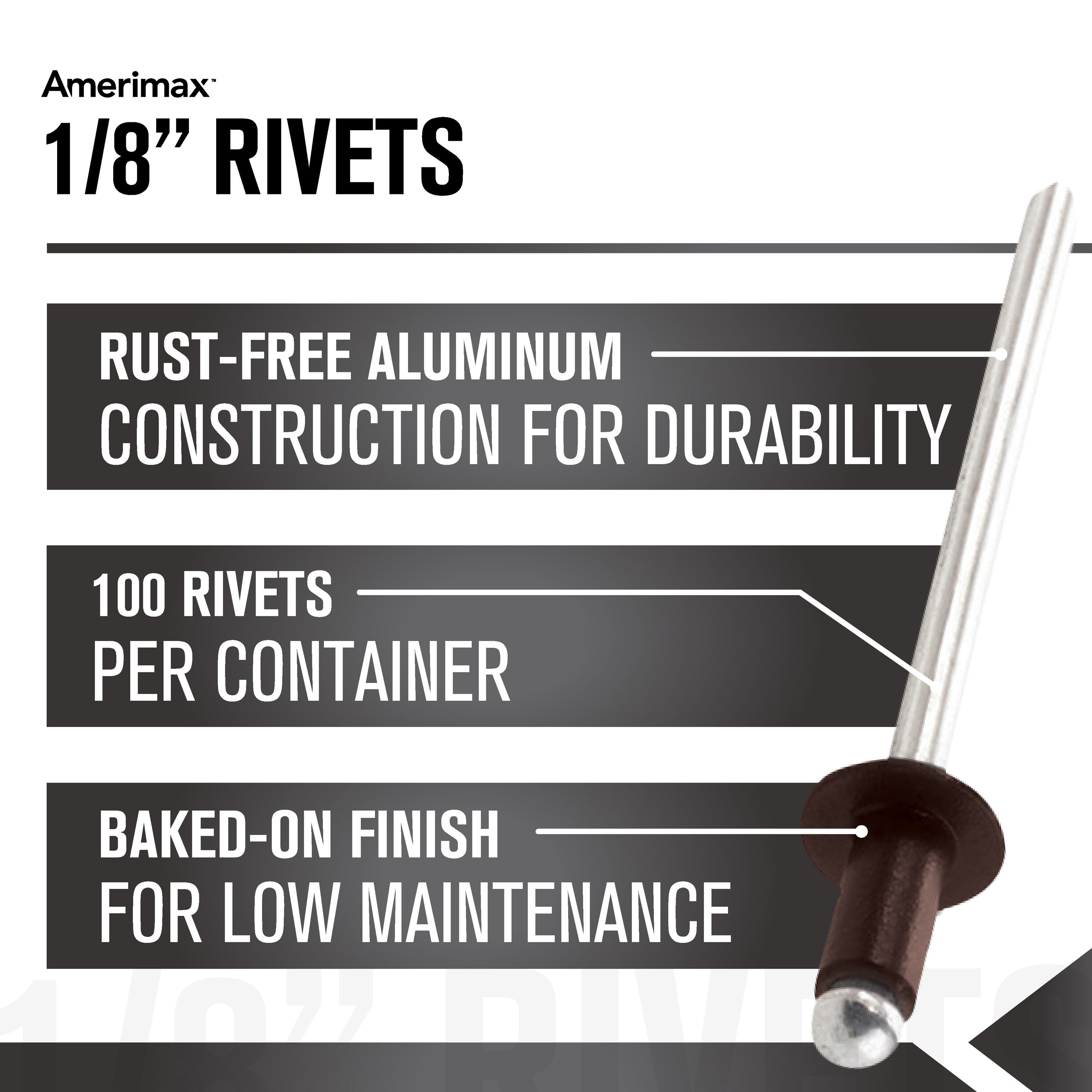 Amerimax 84034HP rivets - View #4