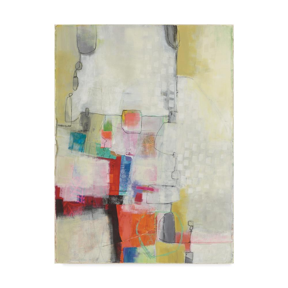 Trademark Fine Art WAP07422-C3547GG Framed 47-Inches H x 35-Inches W Abstract Canvas Print