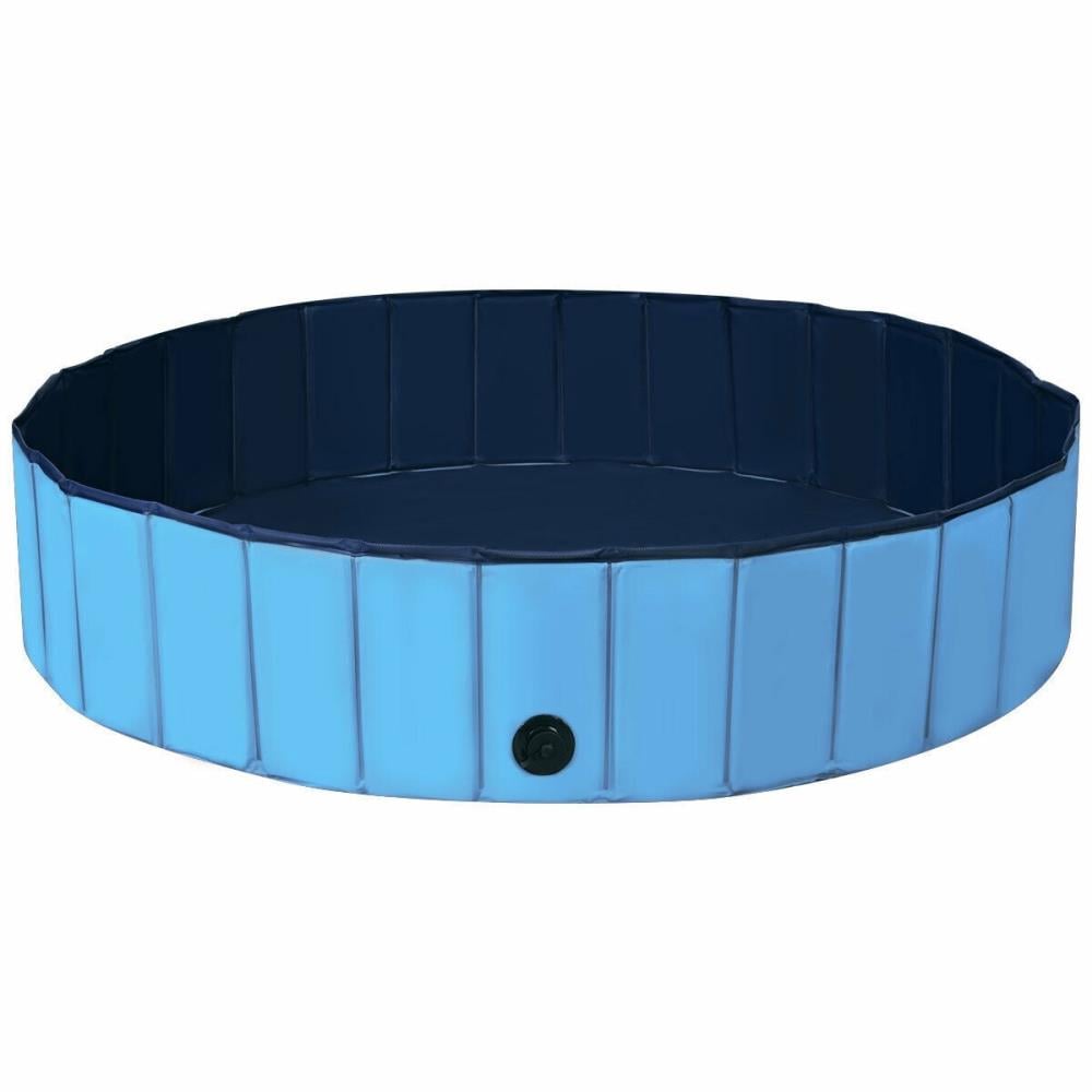 WELLFOR 55-in L x 55-in W Blue Round Kiddie Pool