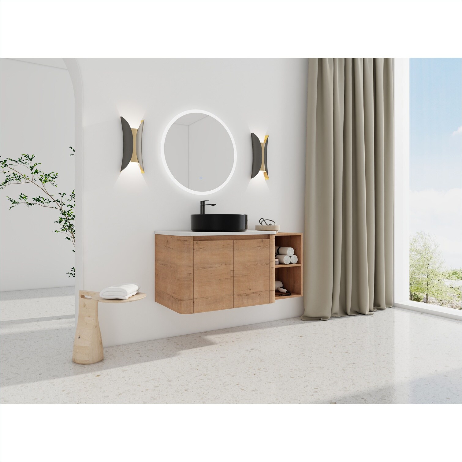 Naturefalls V85BWOWD2F7K Bath-Vanity-Combo - View #8