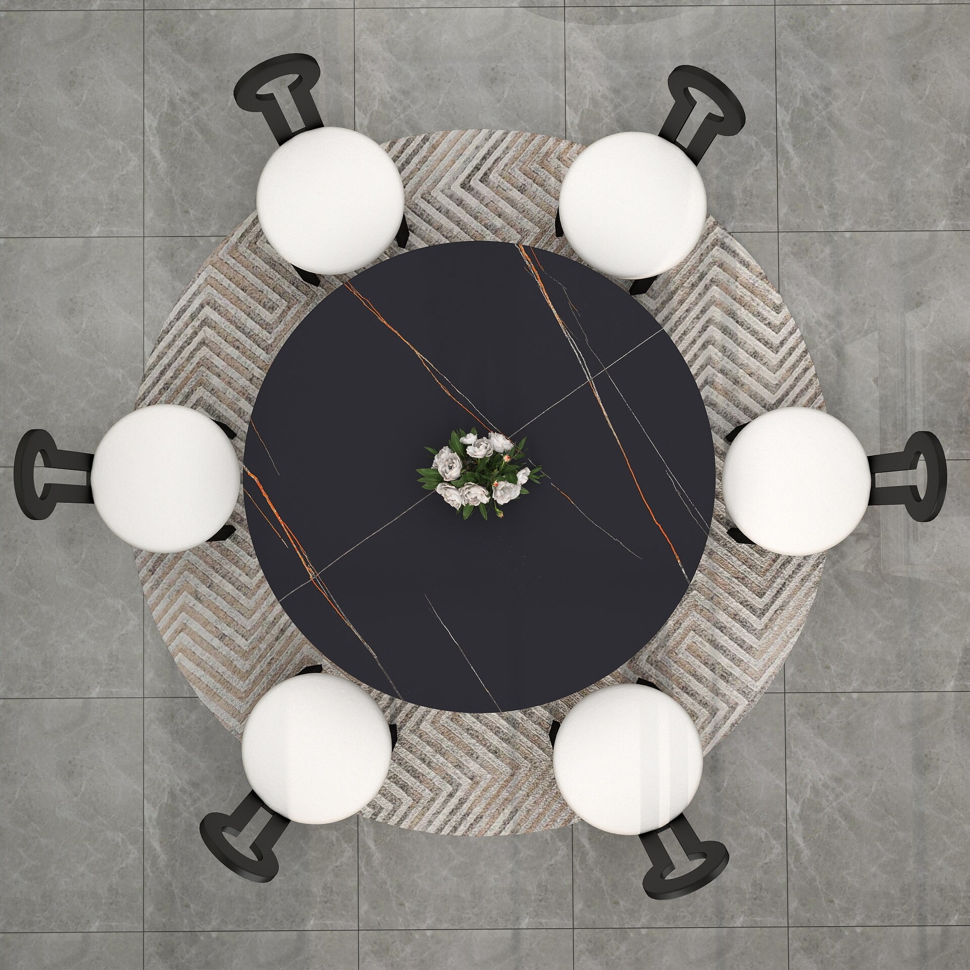 BuotiqHom DH-AT-150B-7B Dining-Tables - View #5