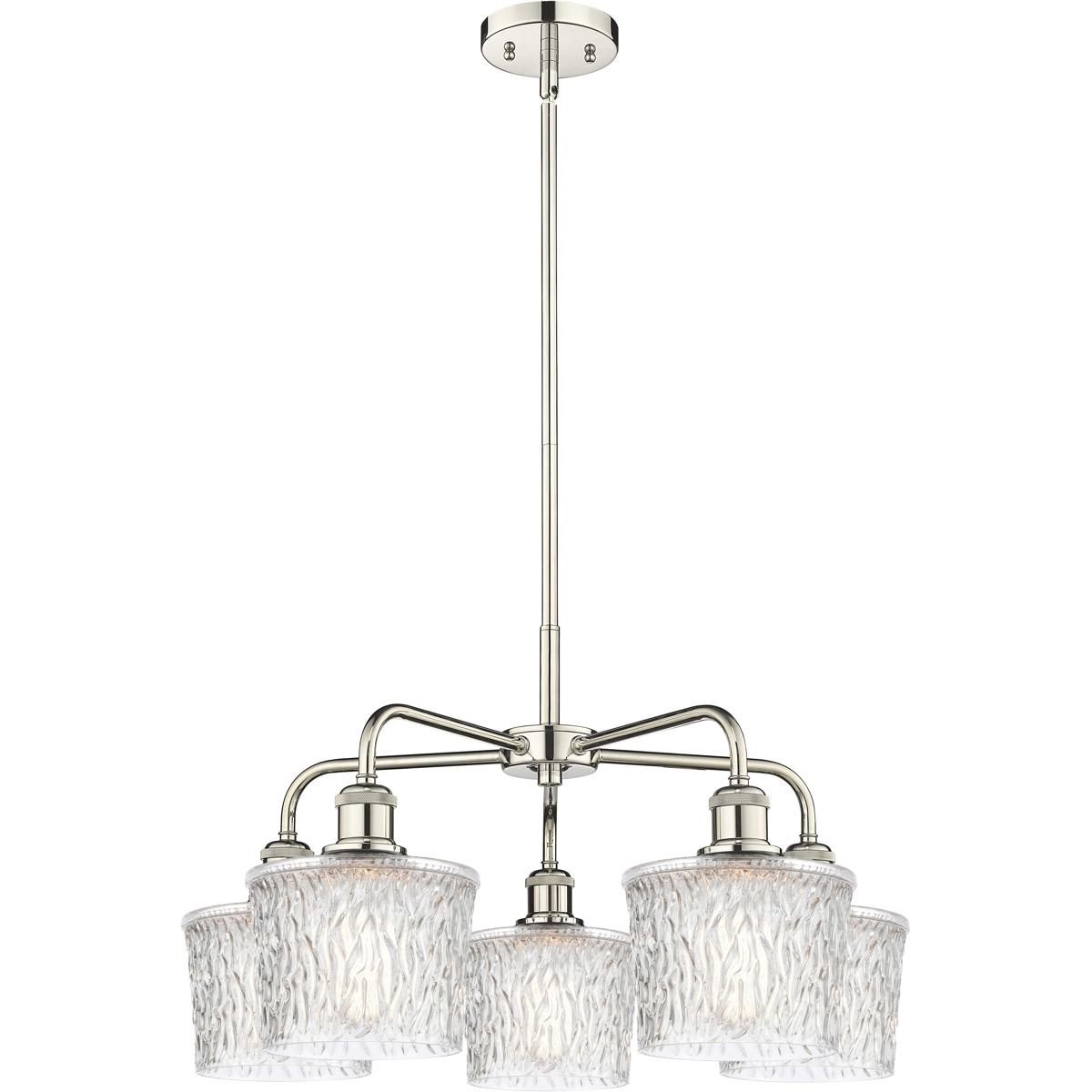 Innovations Lighting  516-5CR-PN-G402 Niagra Chandelier Polished Nickel