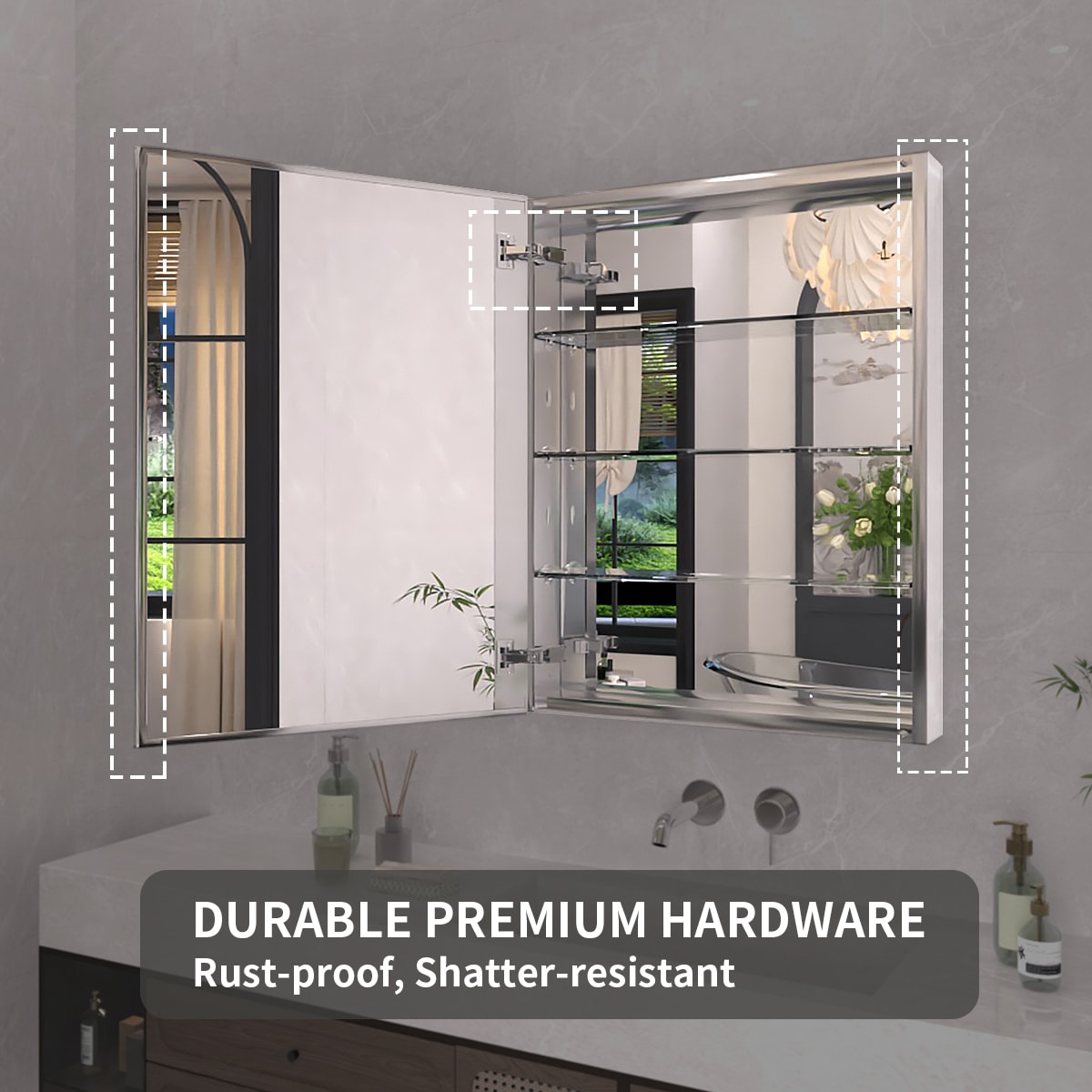 TaiMei MMC2330-SA Bathroom-Medicine-Cabinets - View #14