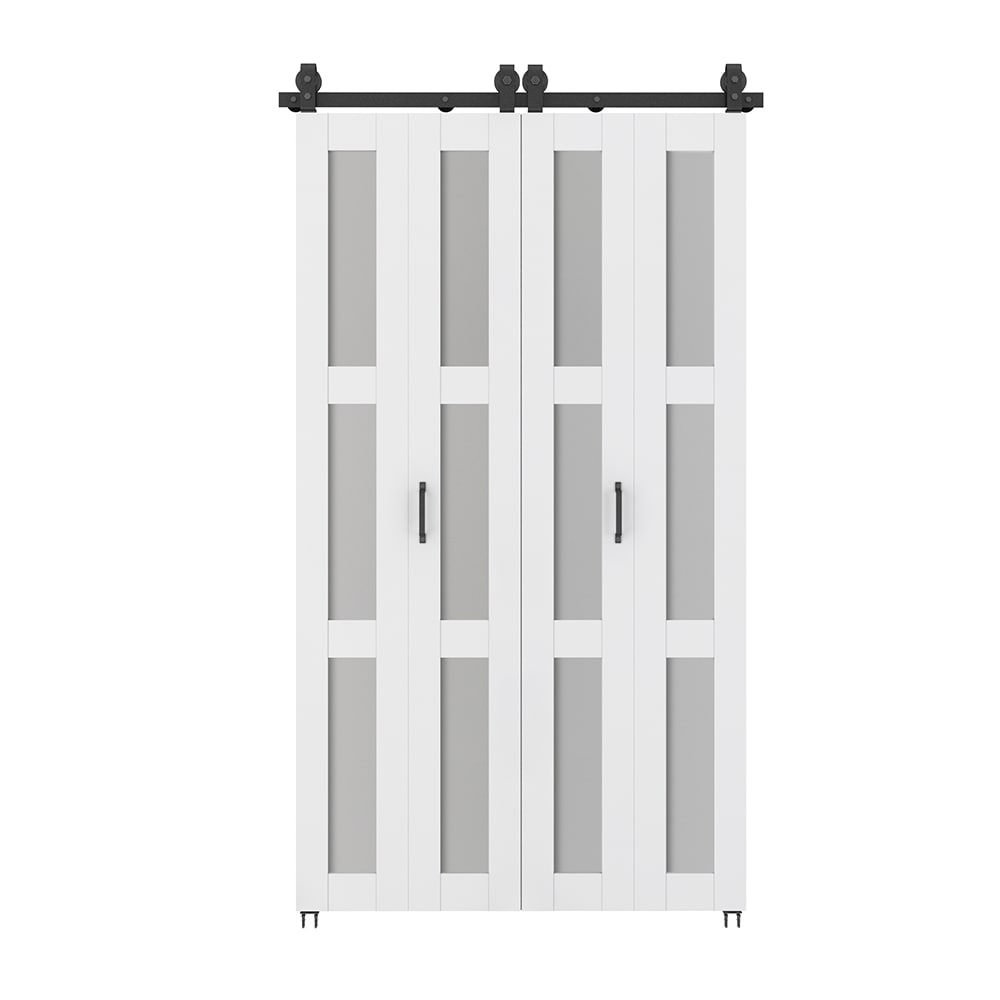 Frosted glass Double bifold Interior Doors at Lowes.com