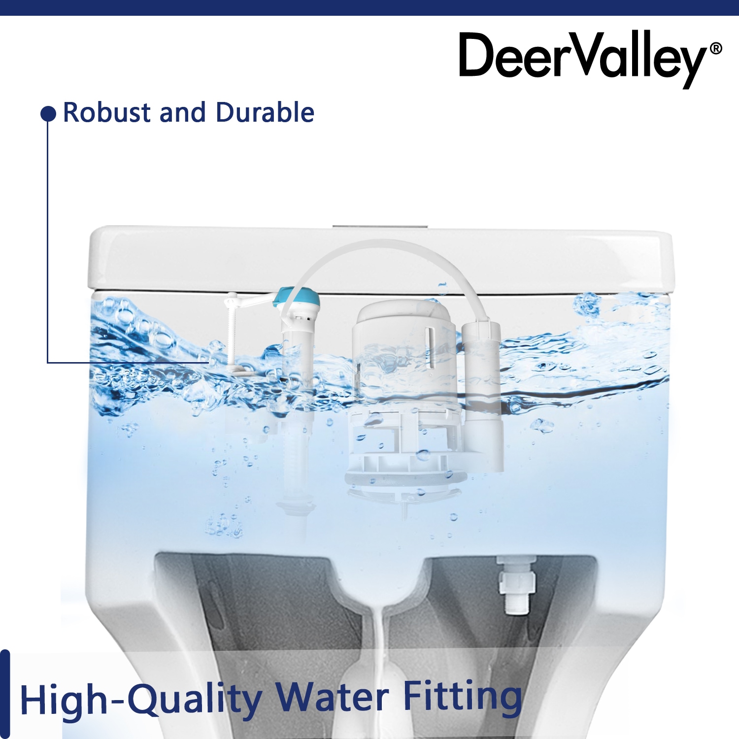 White Elongated One-Piece Dual Flush High Efficiency Toilet