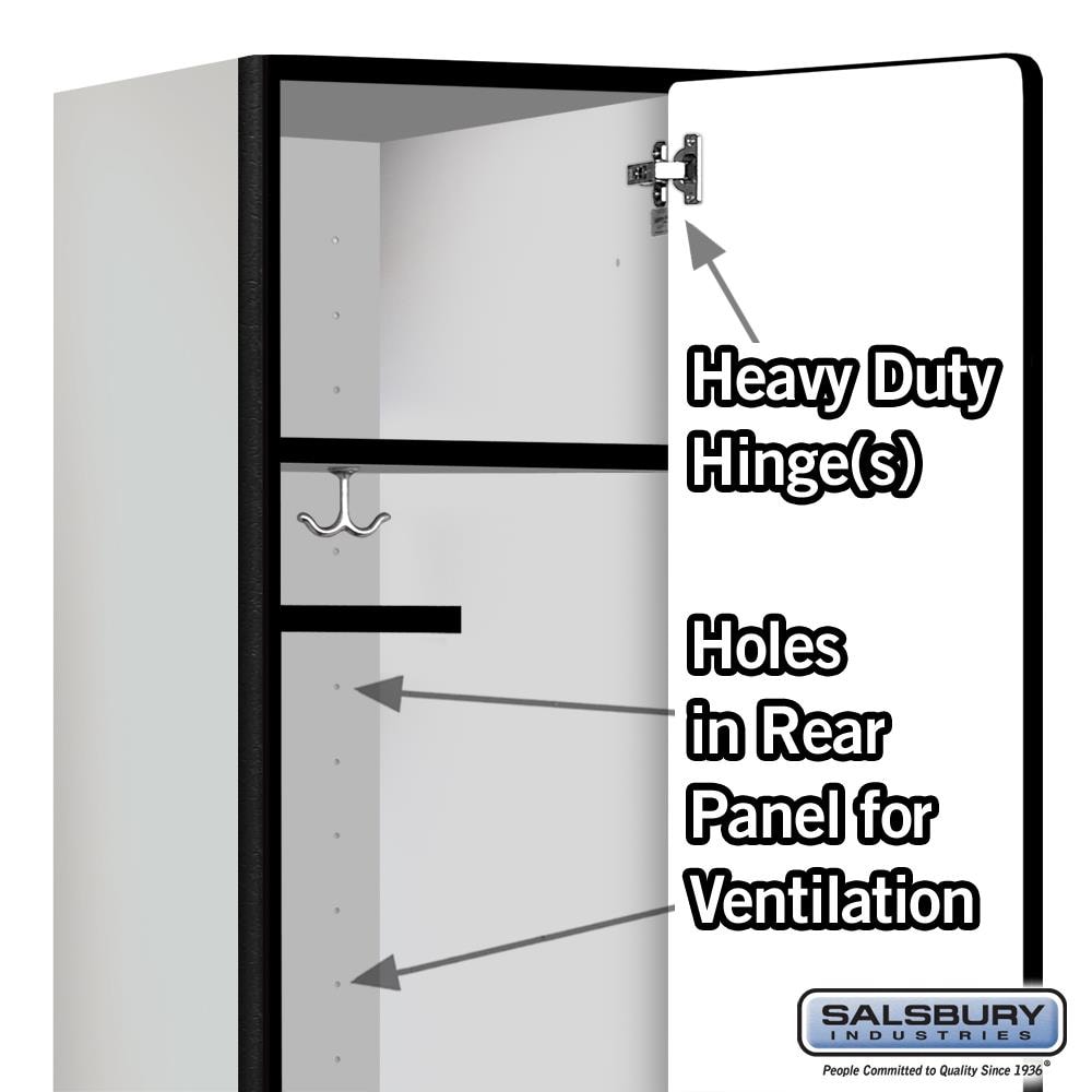 SALSBURY INDUSTRIES 18-21168GRY Storage-Lockers - View #4