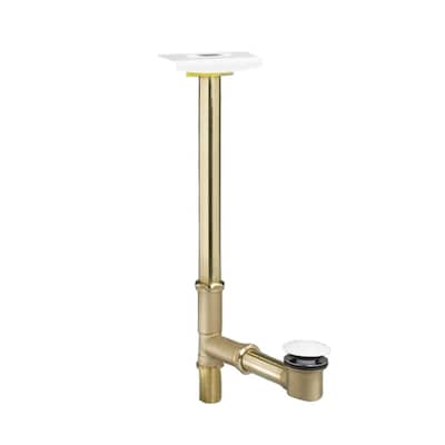 Foot Lock Drain With Brass Pipe, American Standard Bathtub Drain Stopper Removal