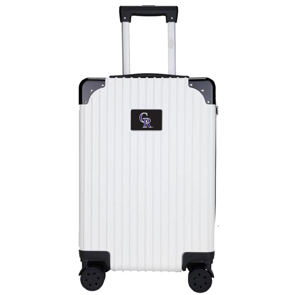 Mojo Licensing MLCOL210_WHITE 23.75 X 15.5 X 9.75 White Polycarbonate Hardshell Carry-on Bag (1-Bag)