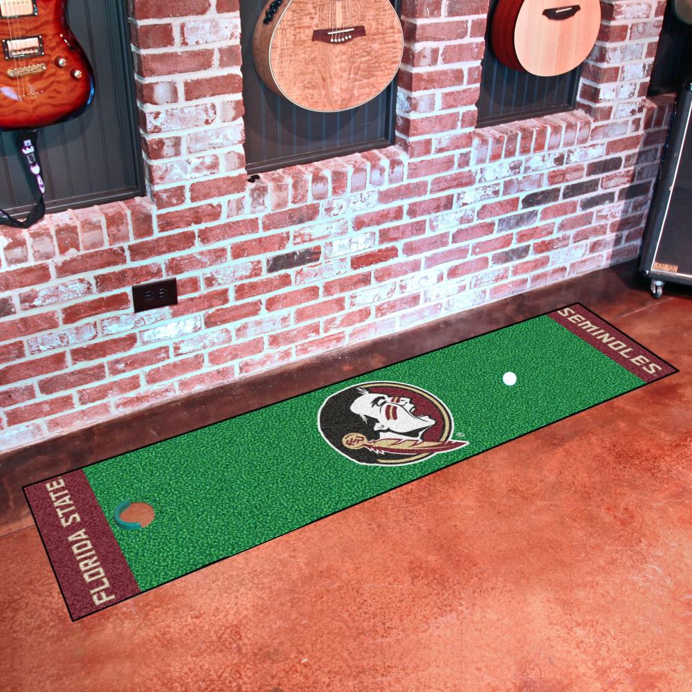 FANMATS 9066 1.5-ft x 6-ft NCAA Putting Green Mat Putting Green