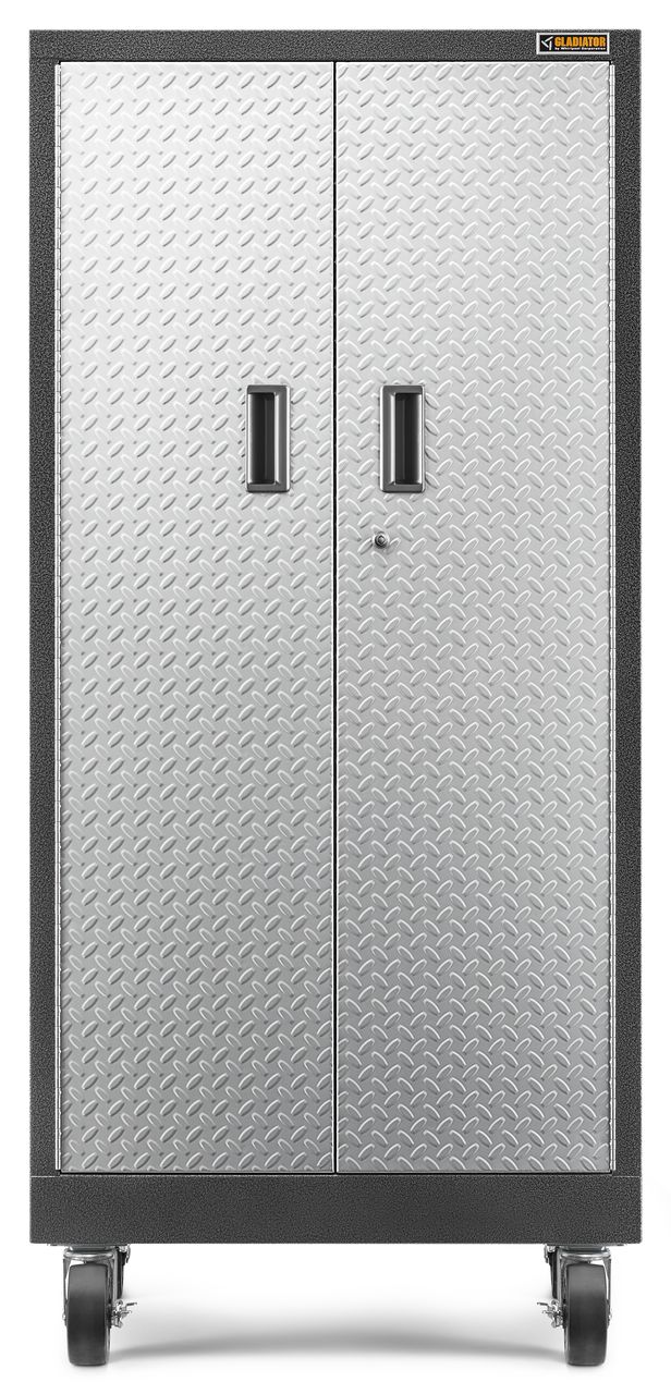 Gladiator Ready-to-Assemble Extra Large GearBox Steel Freestanding or  Wall-mounted Garage Cabinet in Gray (48-in W x 72-in H x 18-in D) in the  Garage Cabinets department at