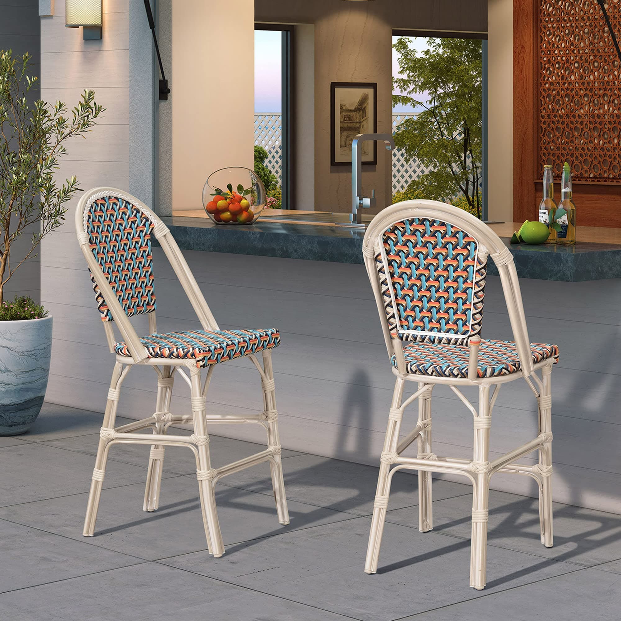 PURPLE LEAF LS04-BK-GB-CL Patio-Bars - View #2
