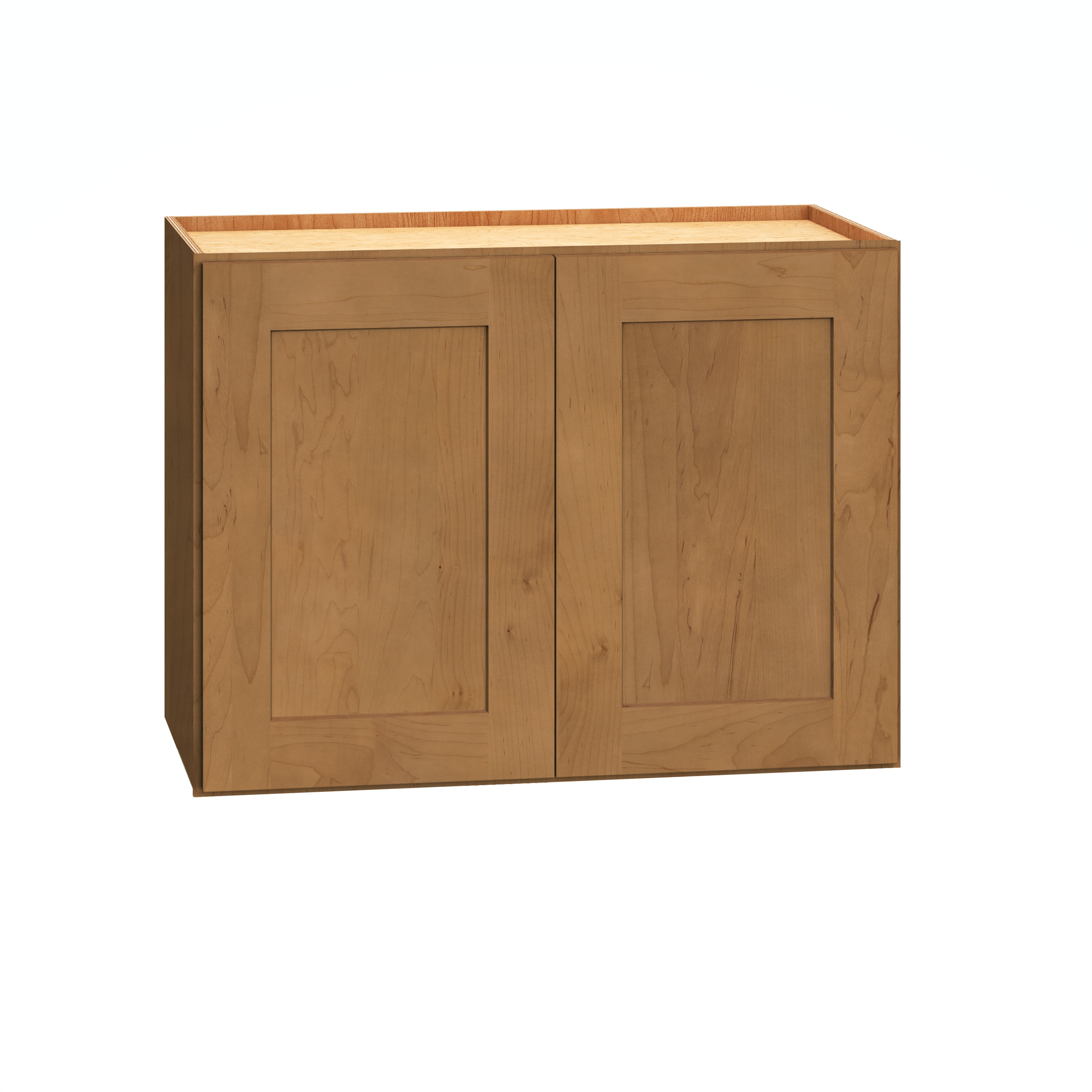Diamond Express 62L-W2418 Jamestown 24-in W x 18-in H x 12-in D Sahara Brown Wall Fully assembled Plywood Cabinet (Recessed Panel Shaker)