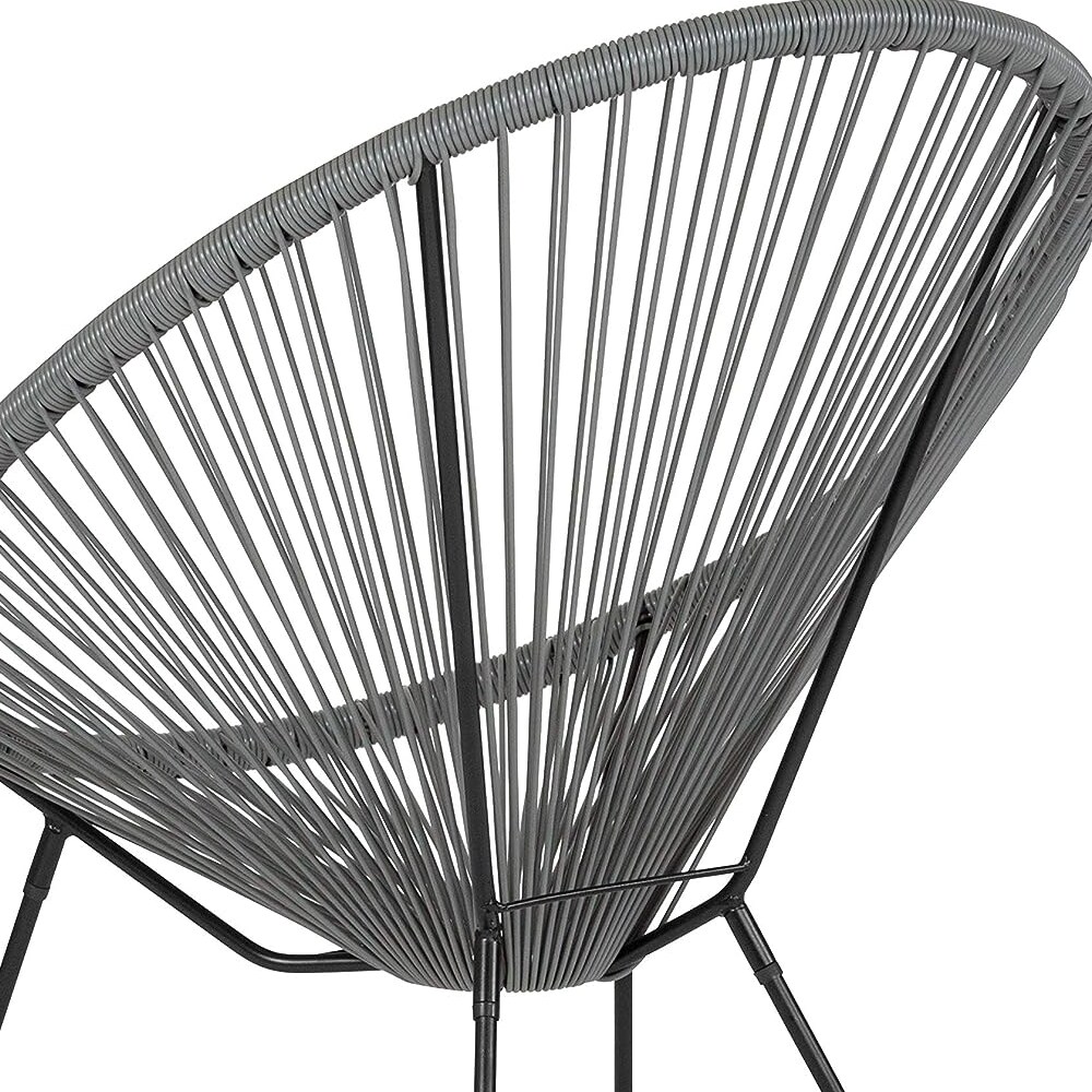 HIGHLANDERHOME GRAYCHAIR2PC1TABLE Patio-Chairs - View #6