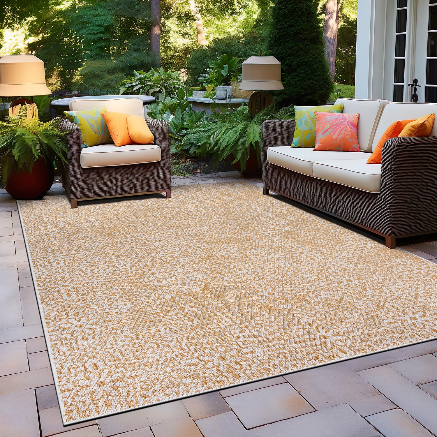 World Rug Gallery 4026YELLOW5X7 rugs - View #8