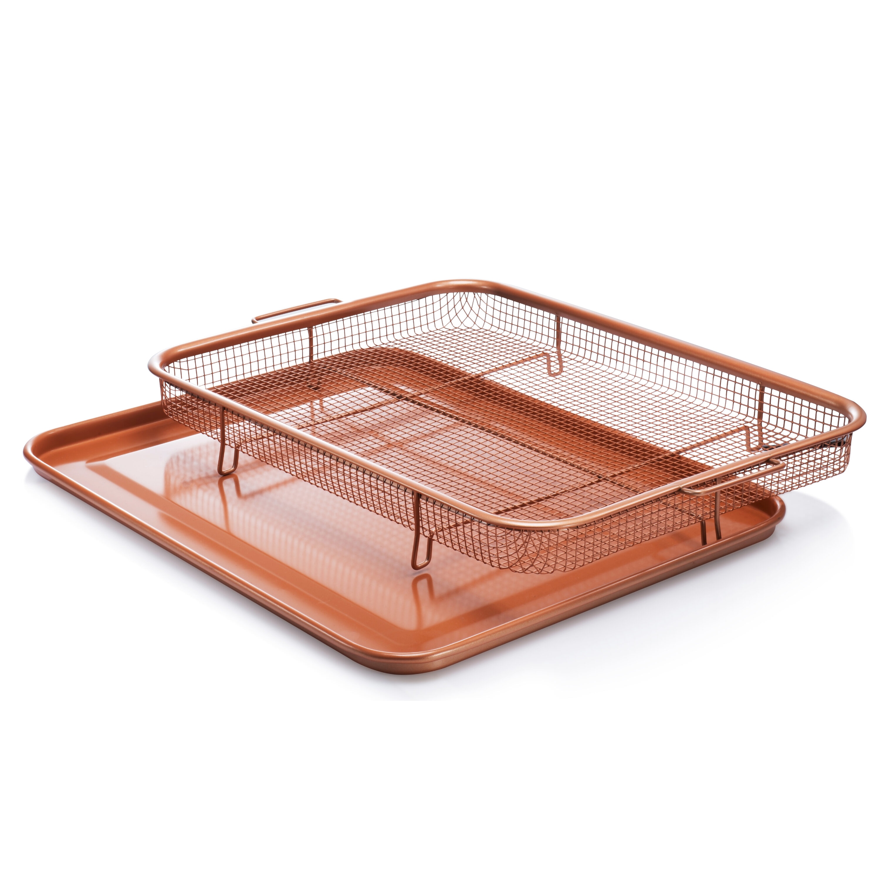 Gotham Steel Copper Non-Stick Rectangular Baking Tray - Oven Safe