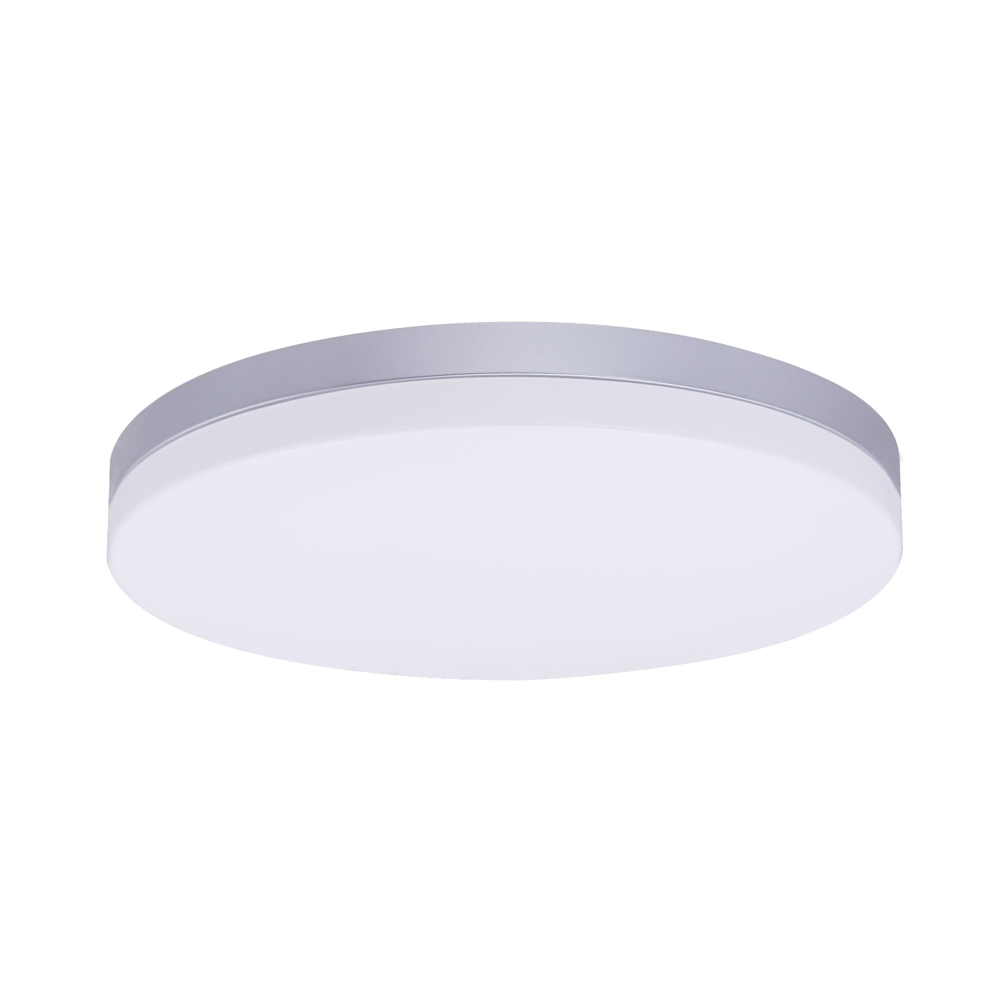 Lucere FM071324D-LW Flush Mount Light 1 -Light 13-in Nickel Integrated LED Flush Mount Light
