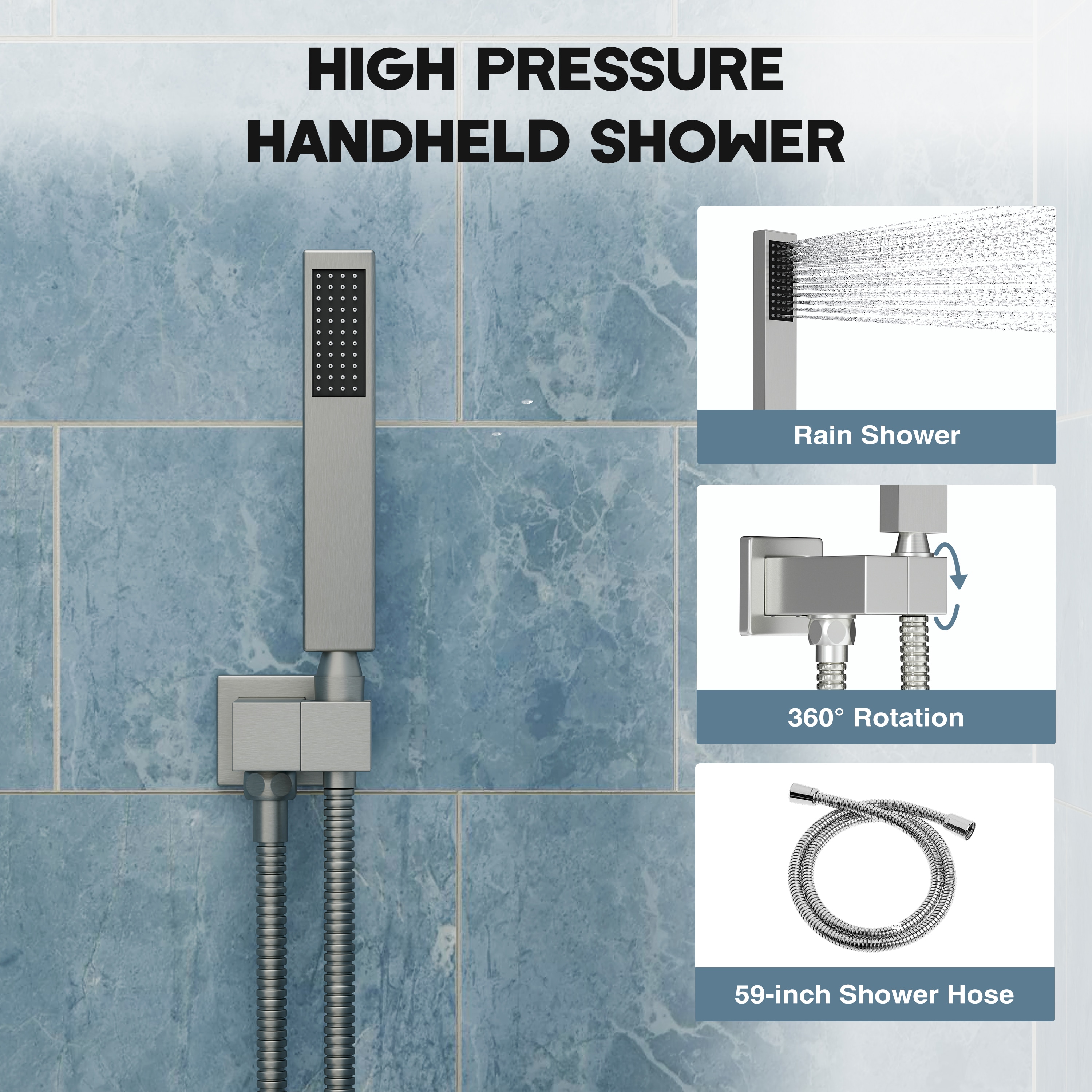 CASAINC CA-200209EB Showerhead-Bar-Panels - View #7