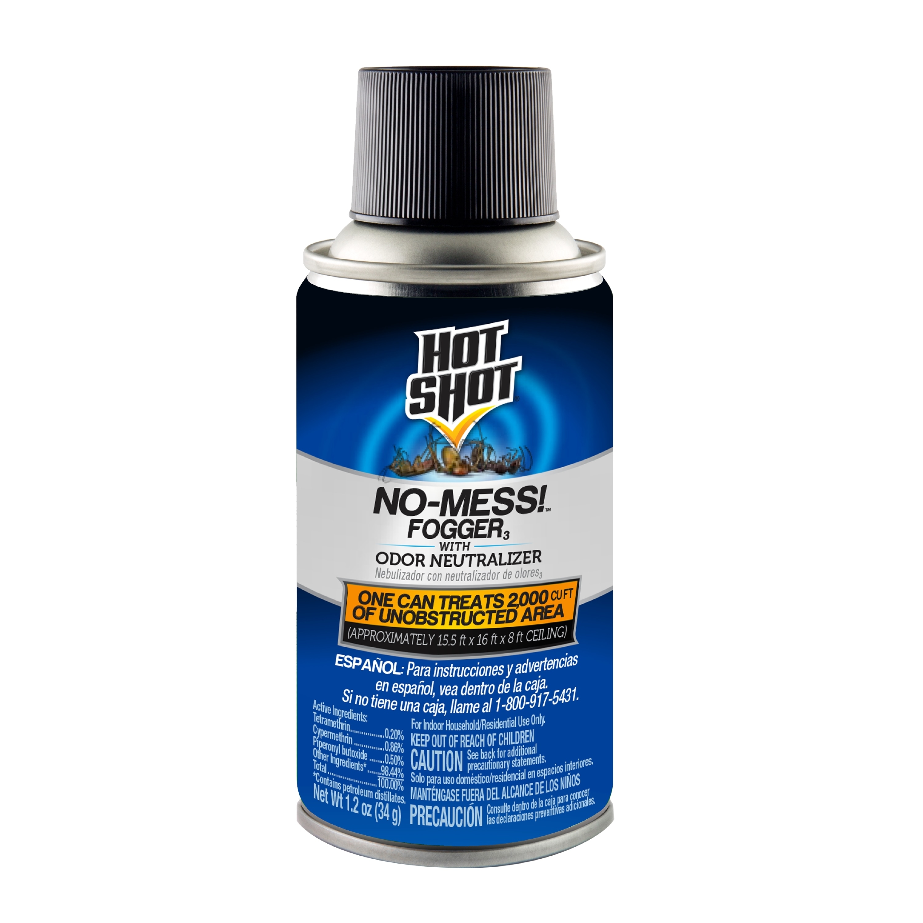 Hot Shot Fogger with Odor Neutralizer, 3 Count, 2 Ounce Pack of 2