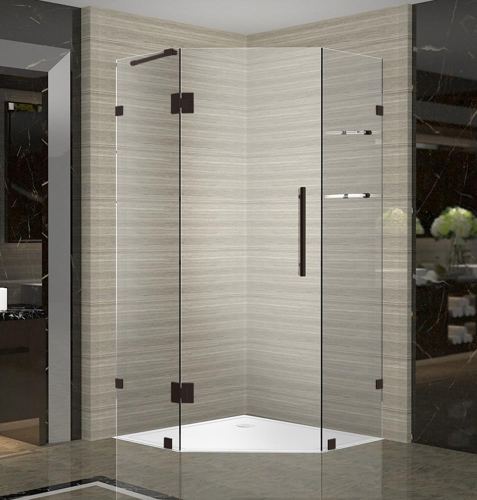 Aston Neoscape GS 42-in x 72-in Frameless Hinged Shower Door at 