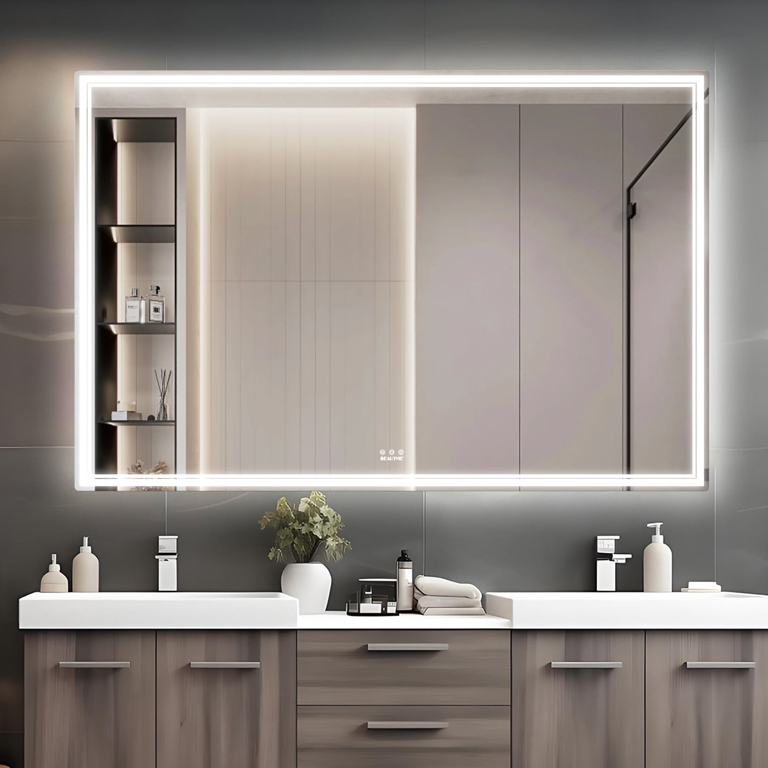 Bybafun YB5100086 Framed-Bath-Mirrors - View #13