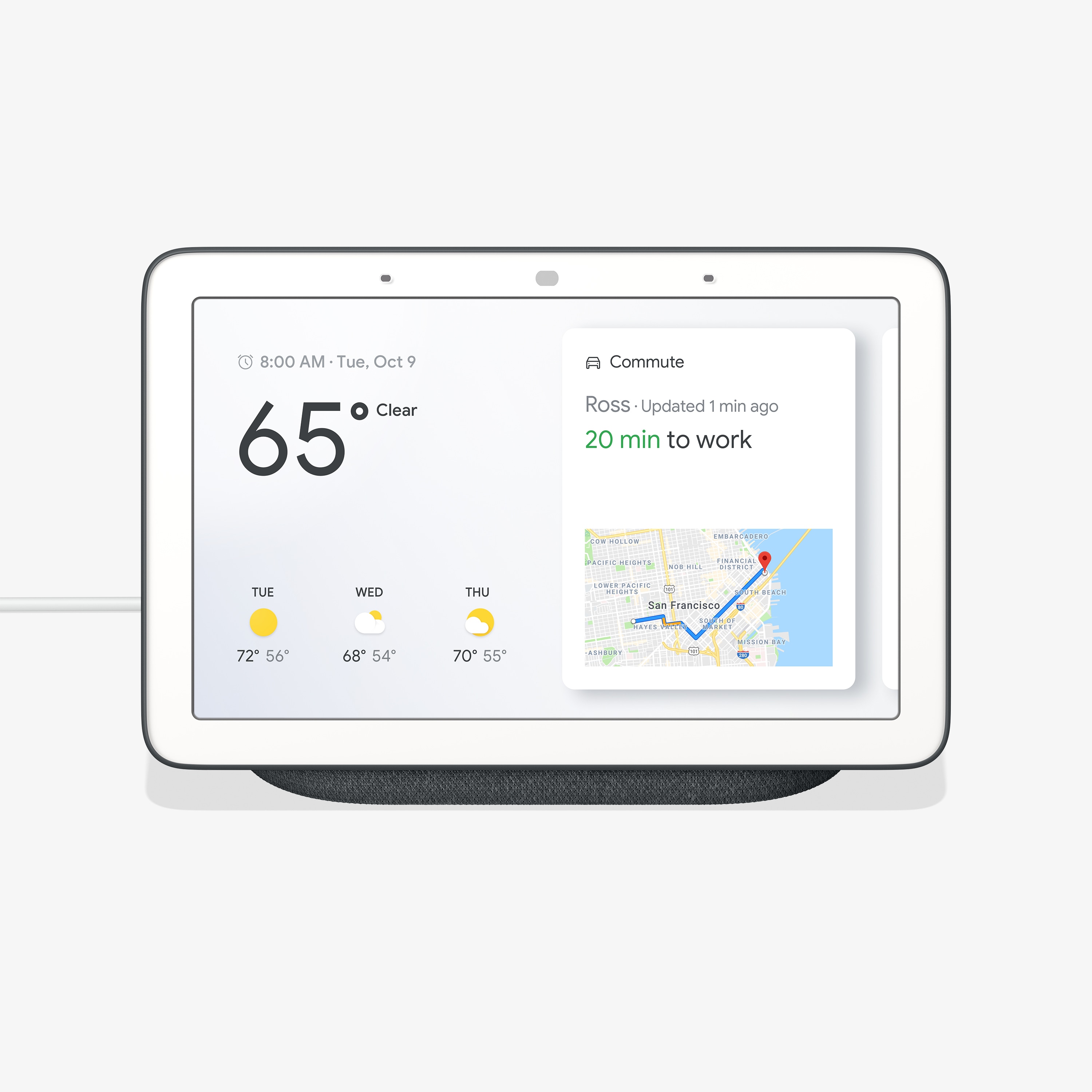 Google Nest Hub (1st Gen) Smart Speaker with Google Assistant 
