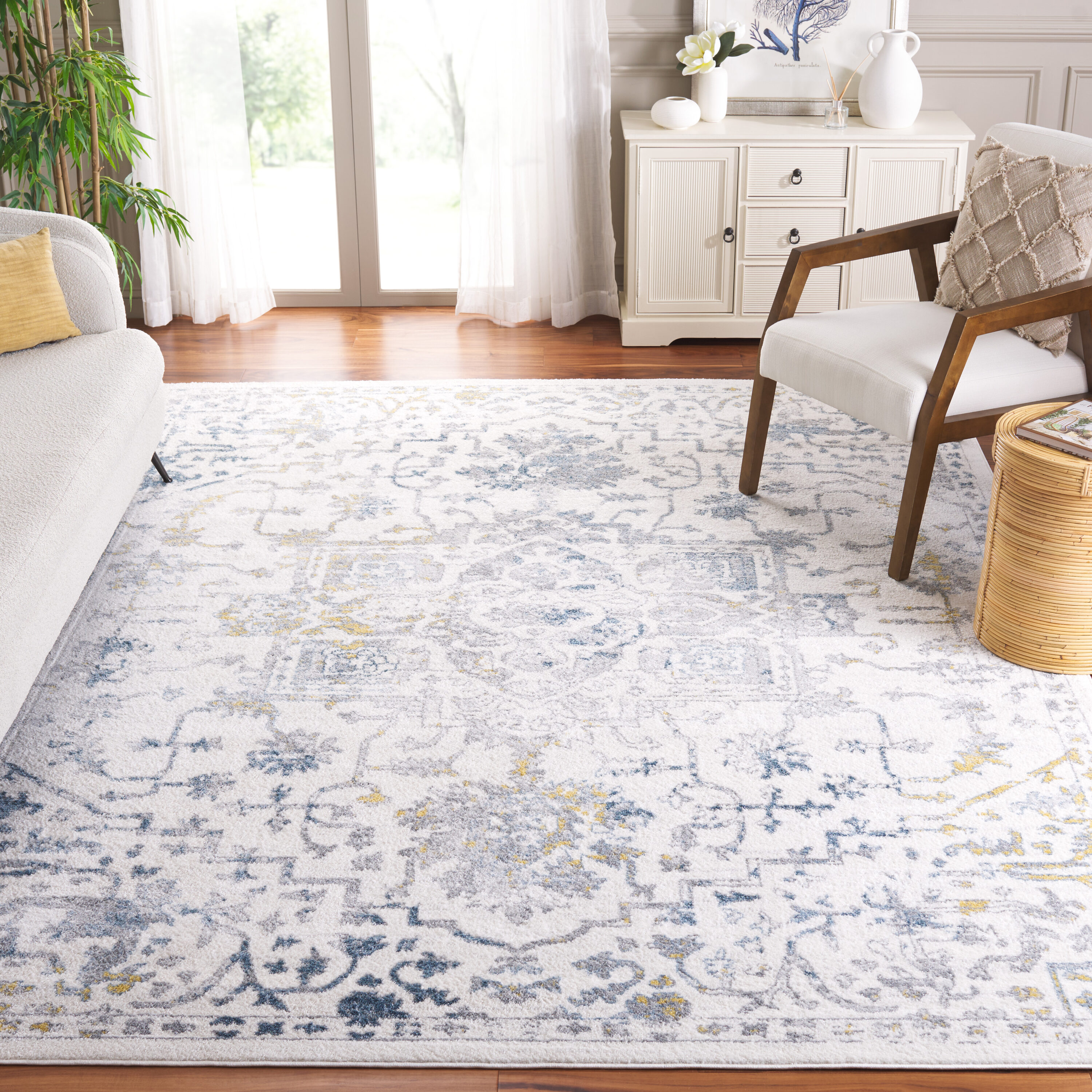 Safavieh - Layla 112A Ivory Grey/Blue 9 x 12 Area rug