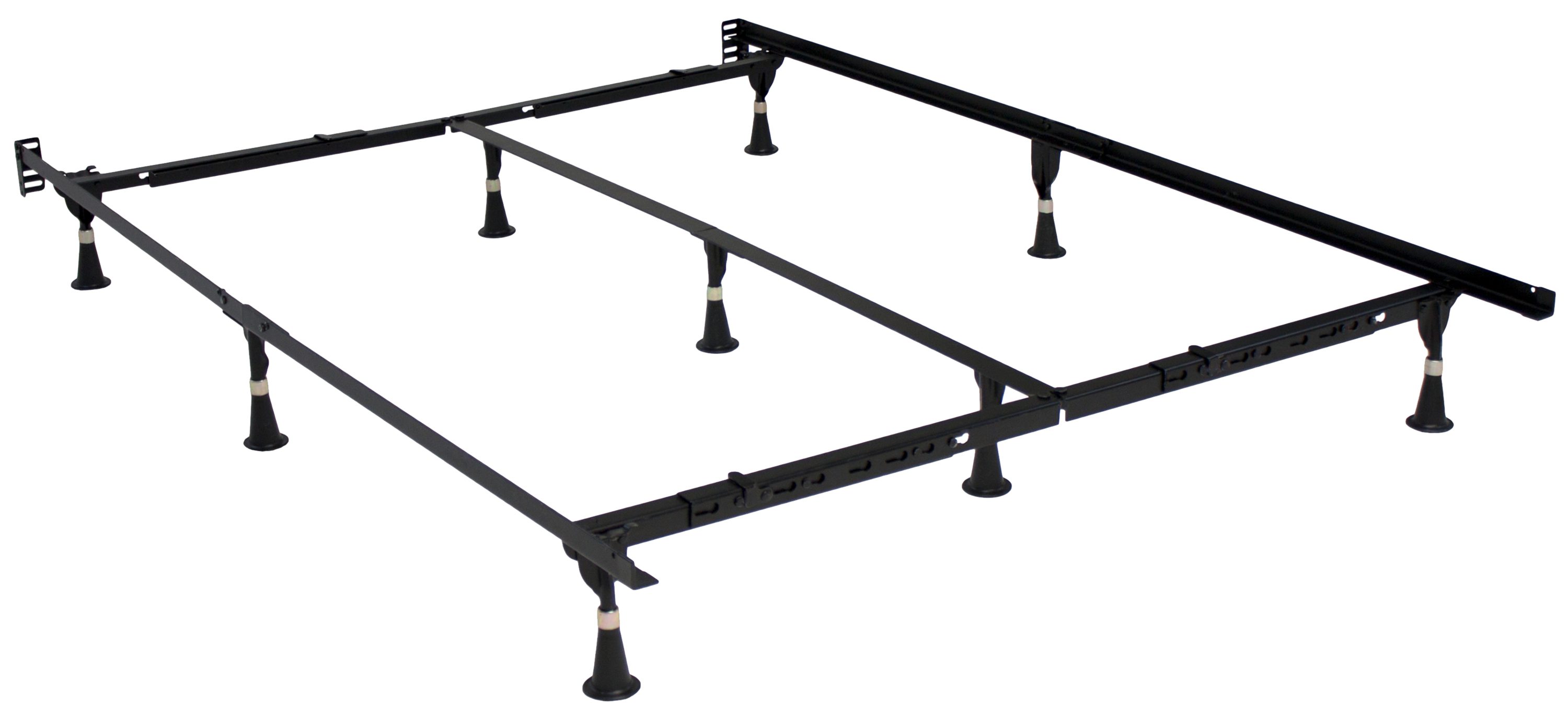 Hollywood Bed 7079BSG-I Coffee Queen Metal Bed Frame