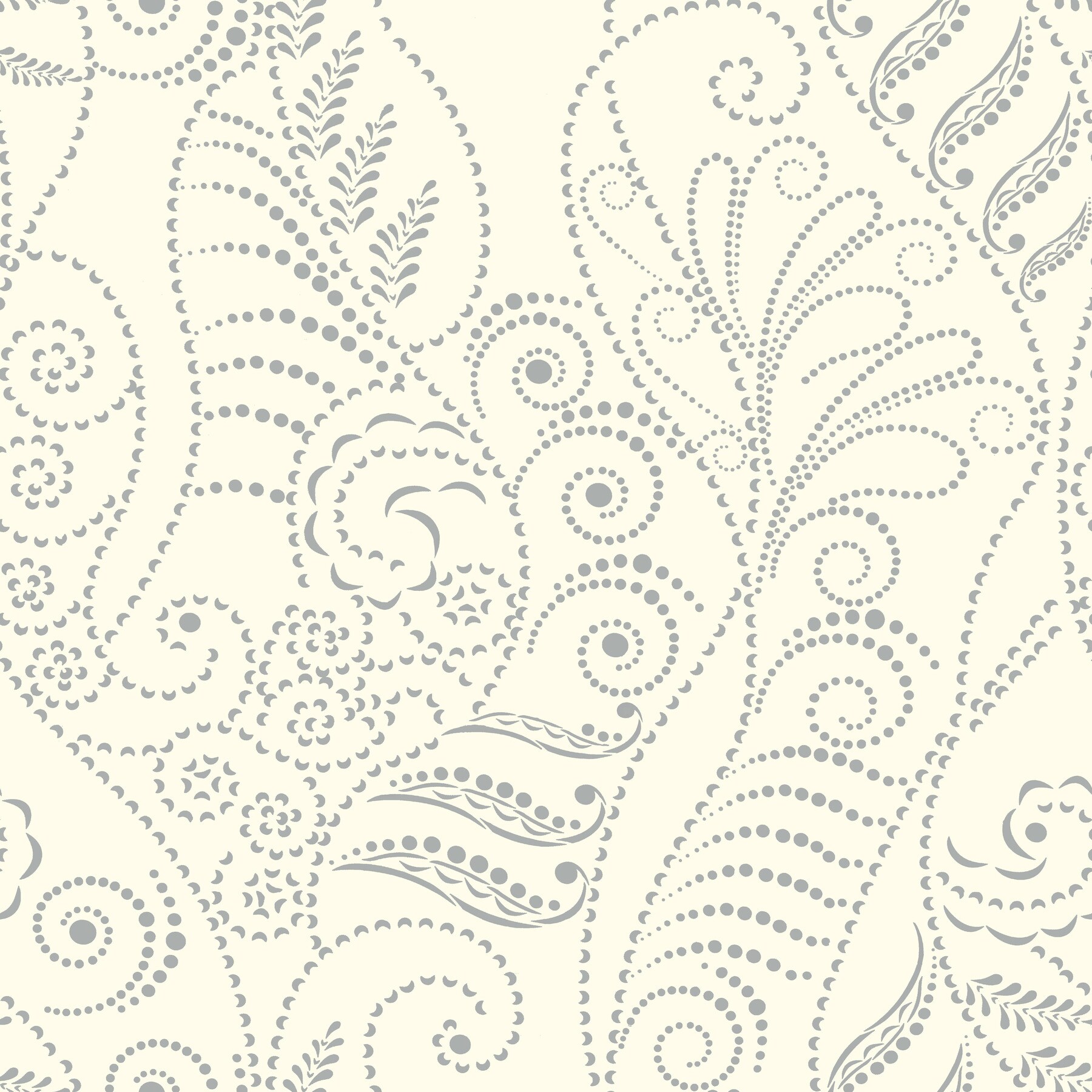 York Wallcoverings CP1266 Candice Olson Breathless 56.9-Sq. Feet White Non-woven Ivy/Vines Unpasted Wallpaper