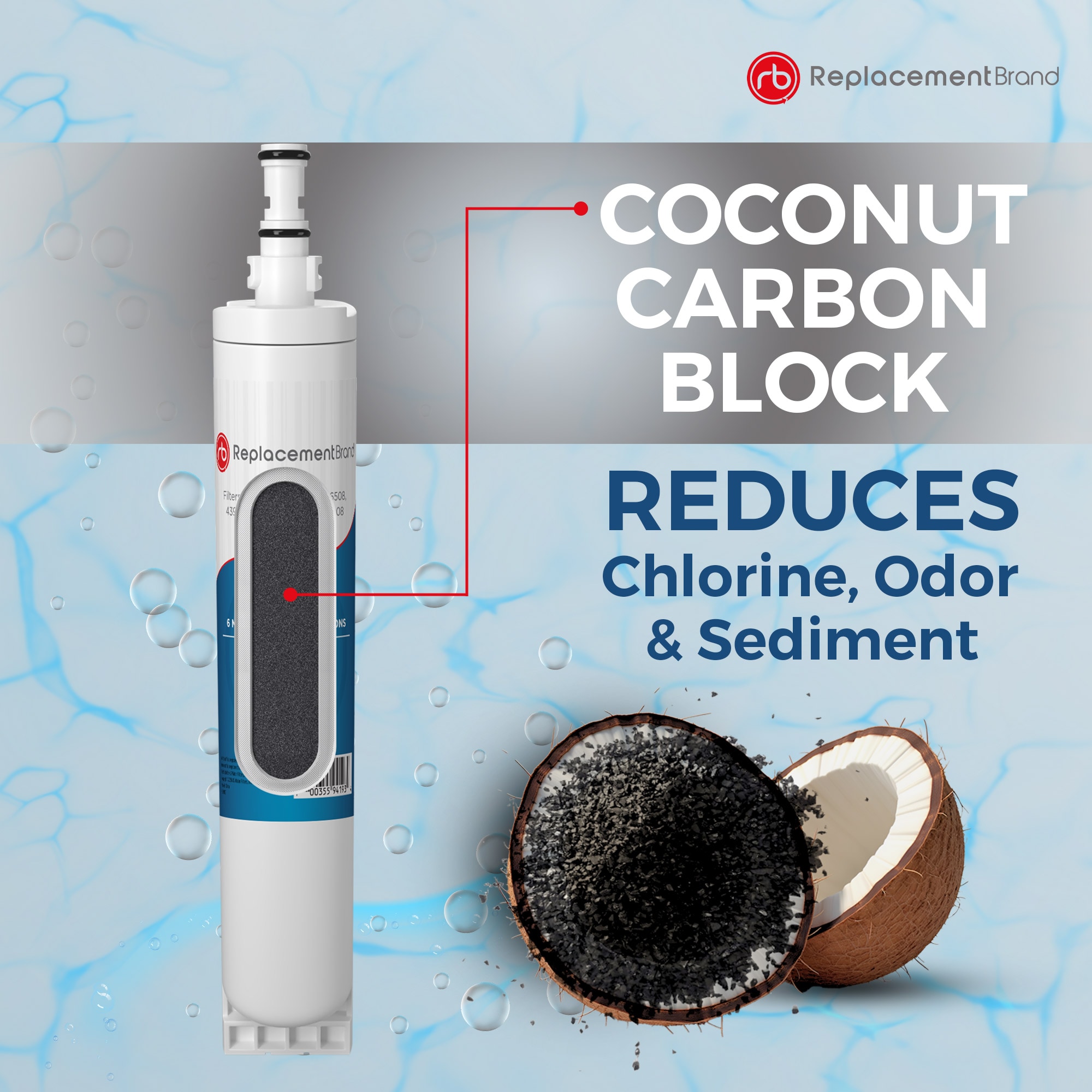ReplacementBrand W1-3-PACK Refrigerator-Water-Filters - View #4