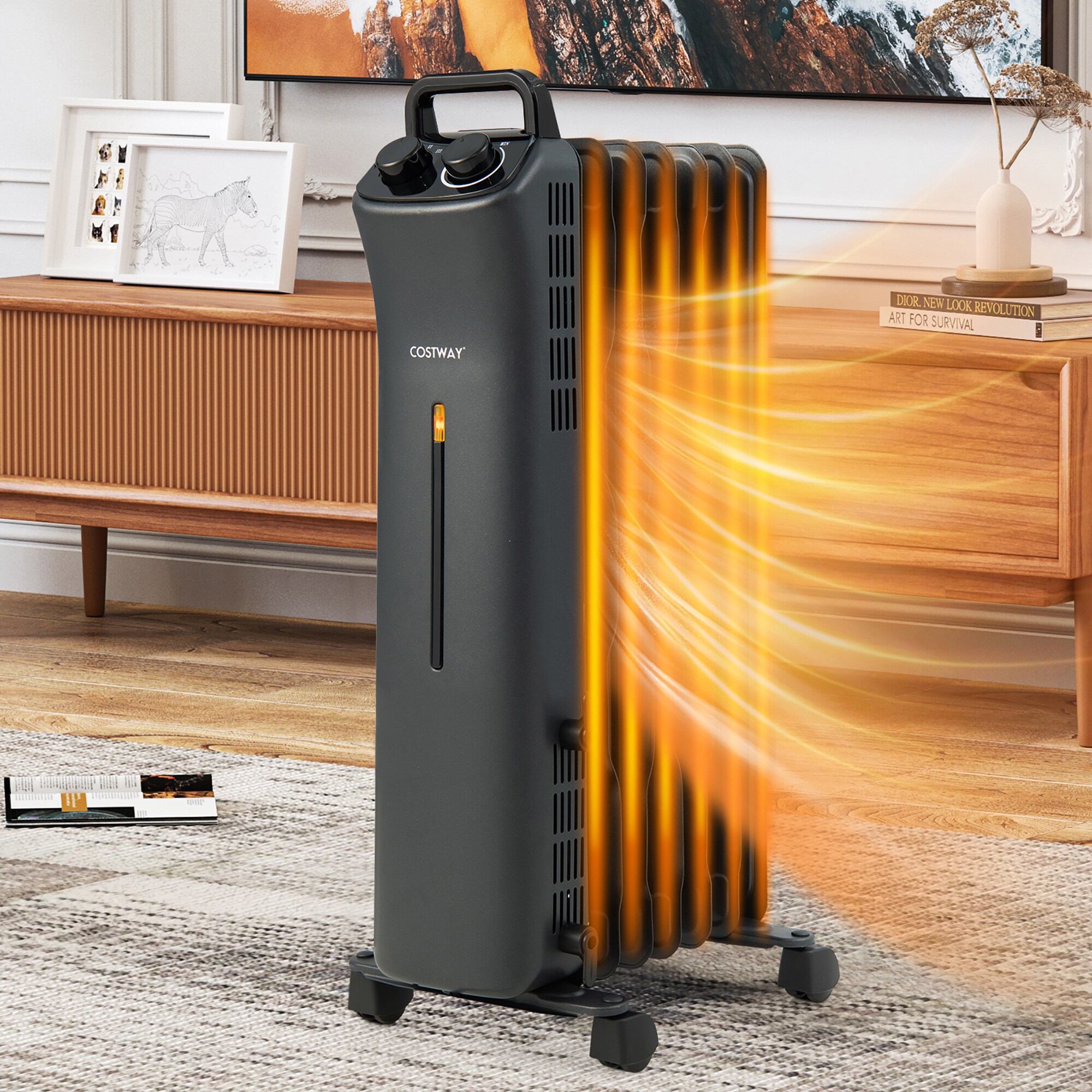 Goplus EP25436US-BK Portable-Electric-Heat - View #9